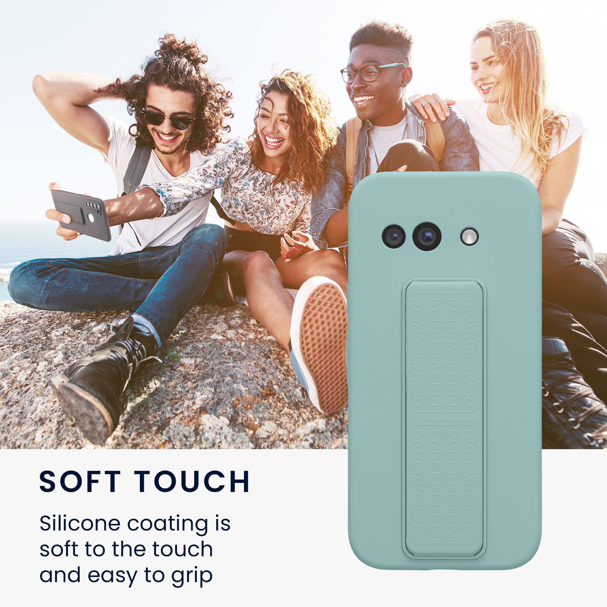 Silikonový kryt kwmobile pro Google Pixel 9a - mátová