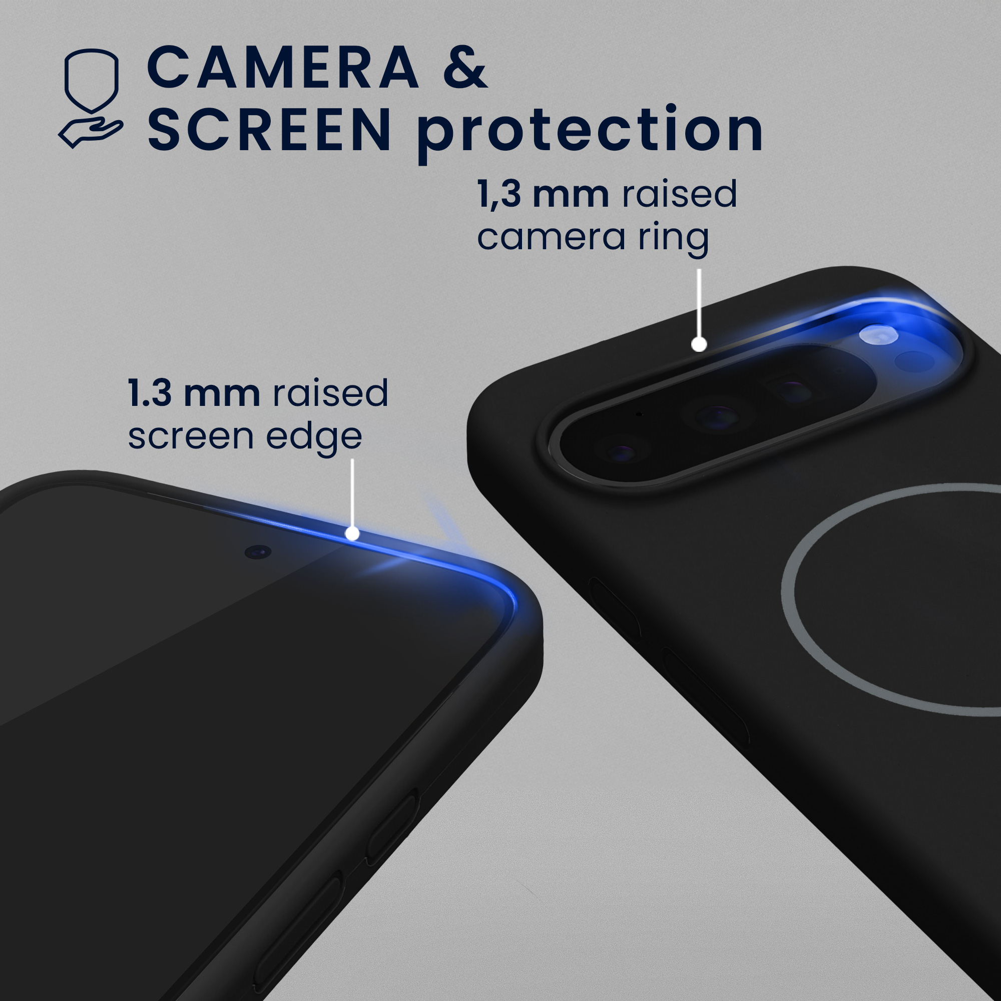 Silikonový kryt kwmobile pro Google Pixel 10 / Pixel 10 Pro - černá