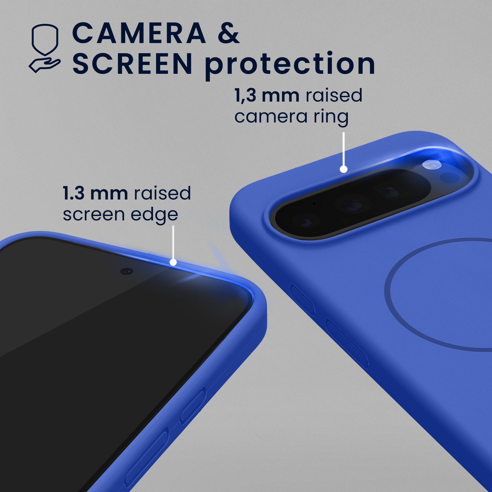 Magnetické silikonové pouzdro pro Google Pixel 10 / Pixel 10 Pro kwmobile MagSafe - baltská modrá