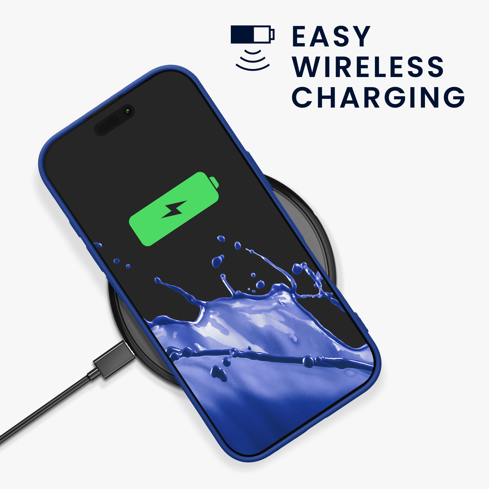Pouzdro pro Apple iPhone 17 kwmobile tenké ochranné silikonové - baltská modrá