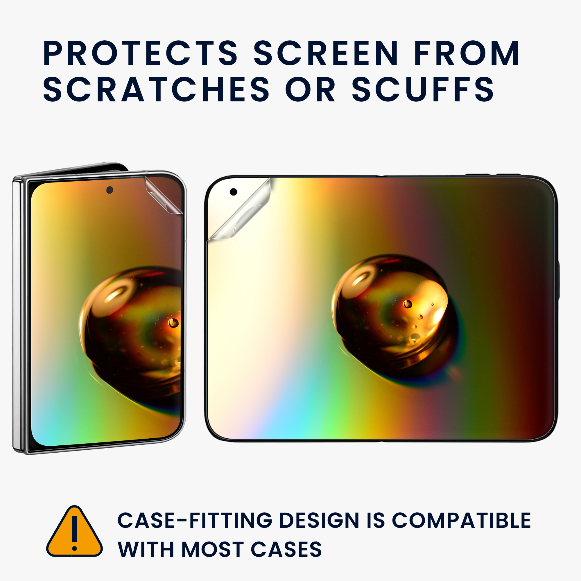 Sada fólií pro Apple iPhone Duo, 3× vnitřní + 3× vnější kwmobile