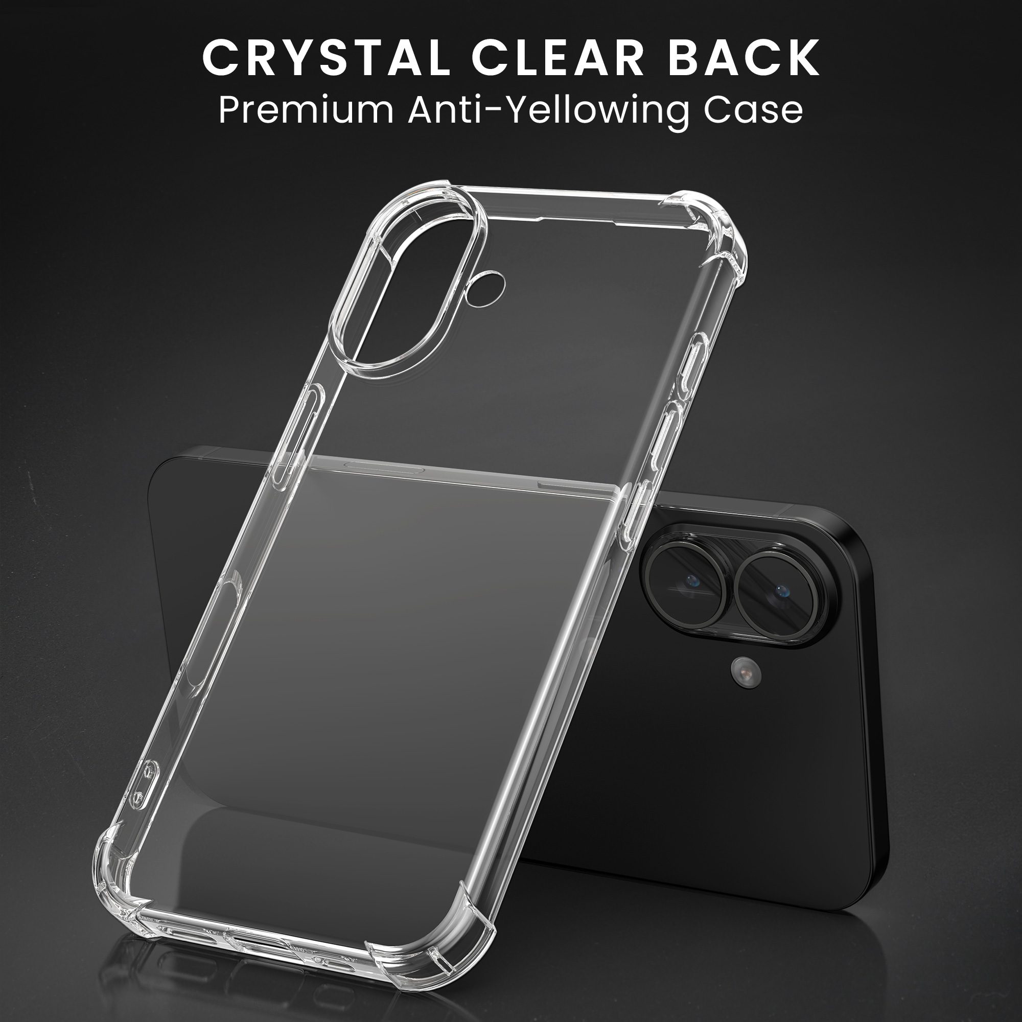 Čirý TPU kryt pro Apple iPhone 17 + 2 tvrzená ochranná skla na displej kwmobile ‑ čirá