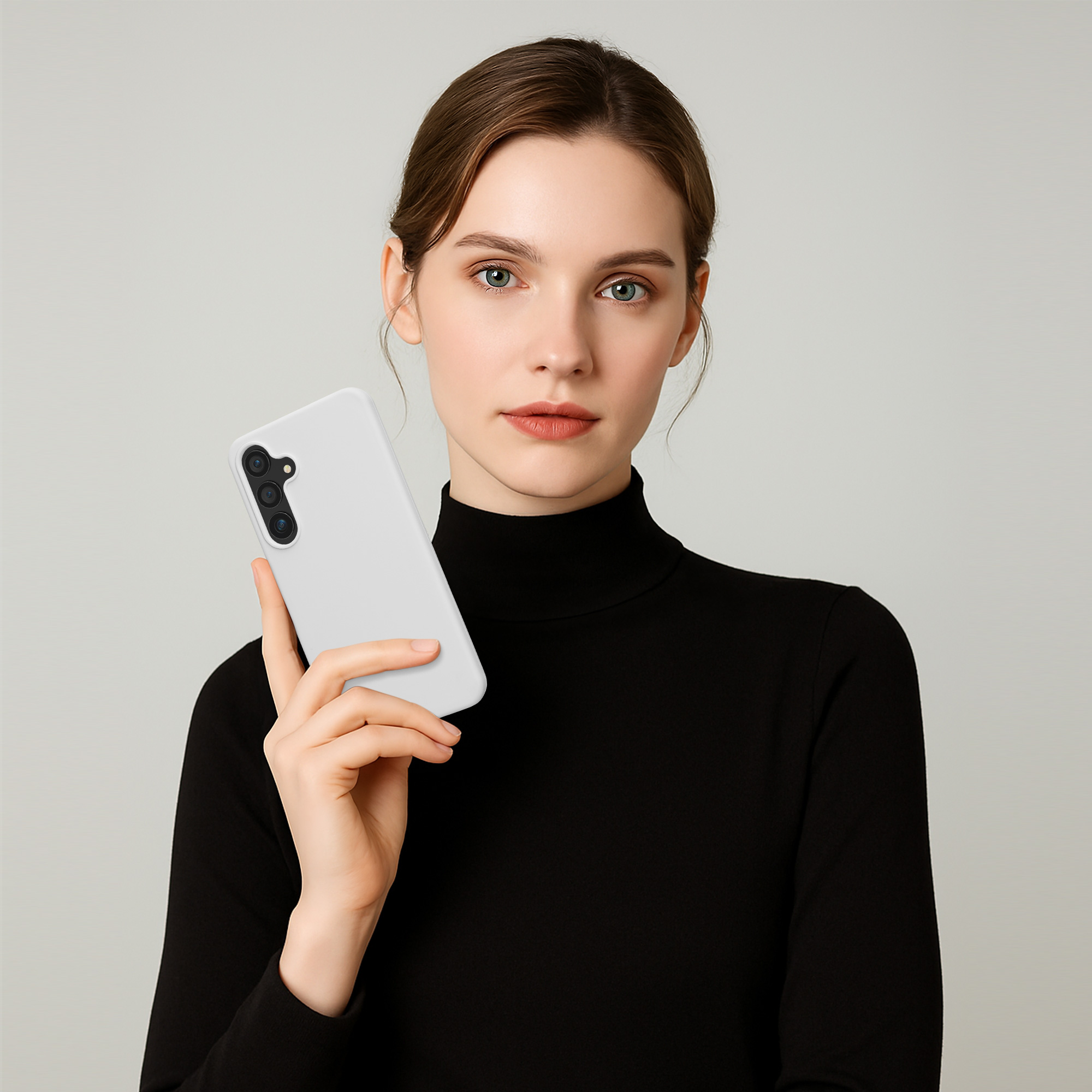 Silikonový kryt na mobil Galaxy S24 kwmobile matně bílá
