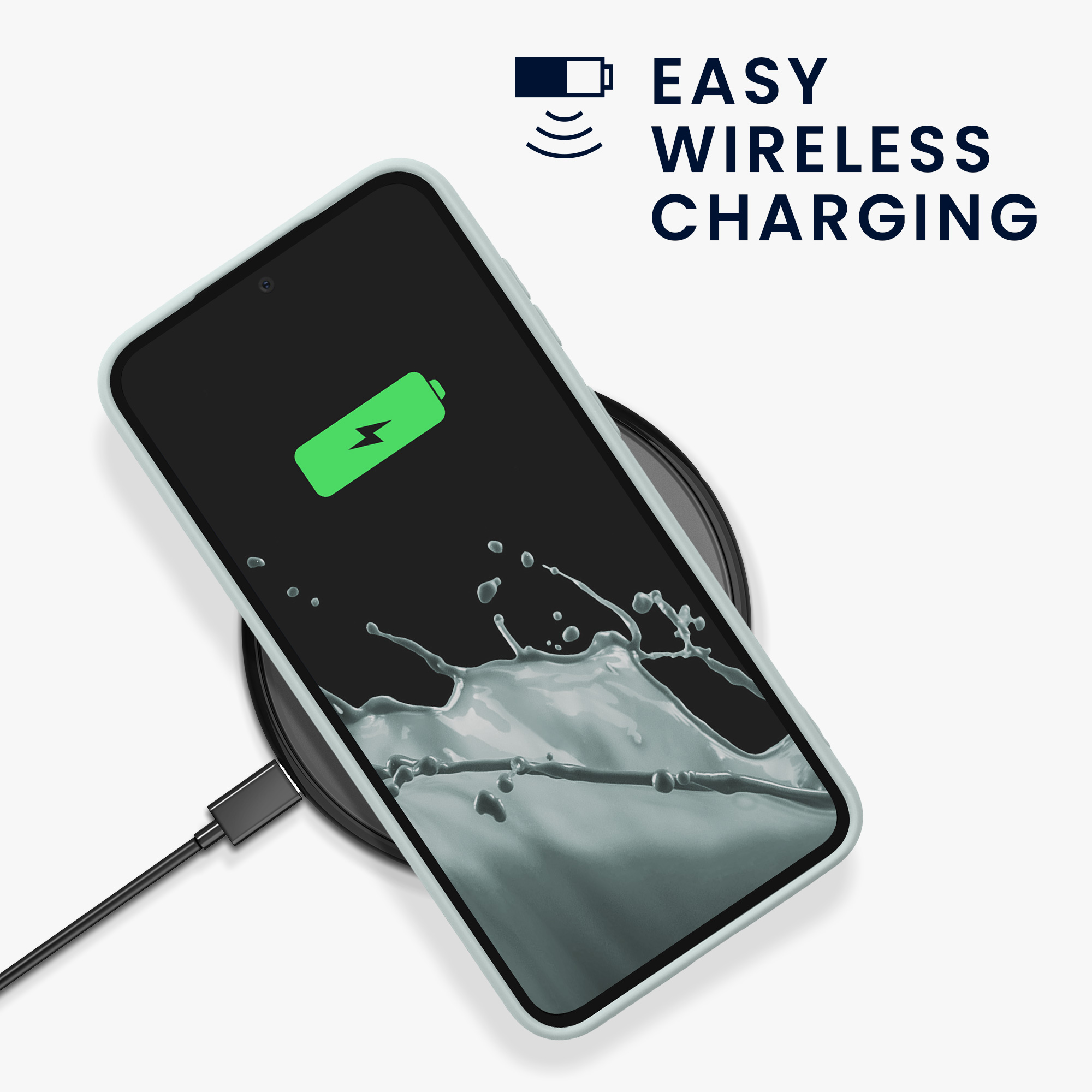 Silikonový kryt na mobil Galaxy S23 FE kwmobile mátová Cool Mint