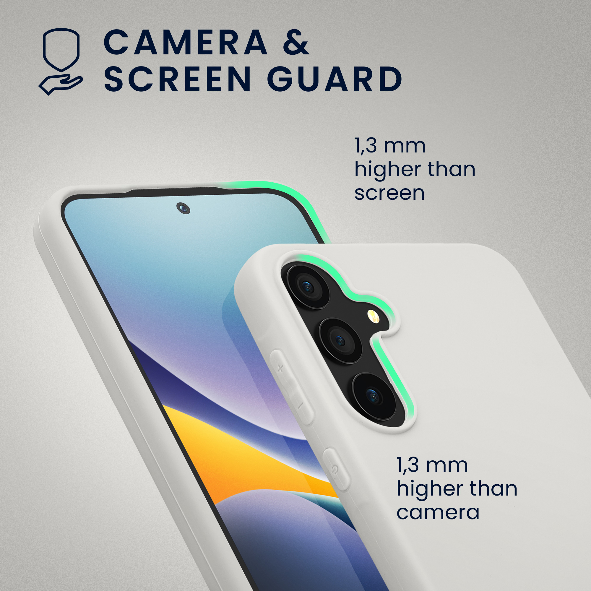 Kryt na mobil Samsung Galaxy A55 5G kwmobile TPU Matná bílá