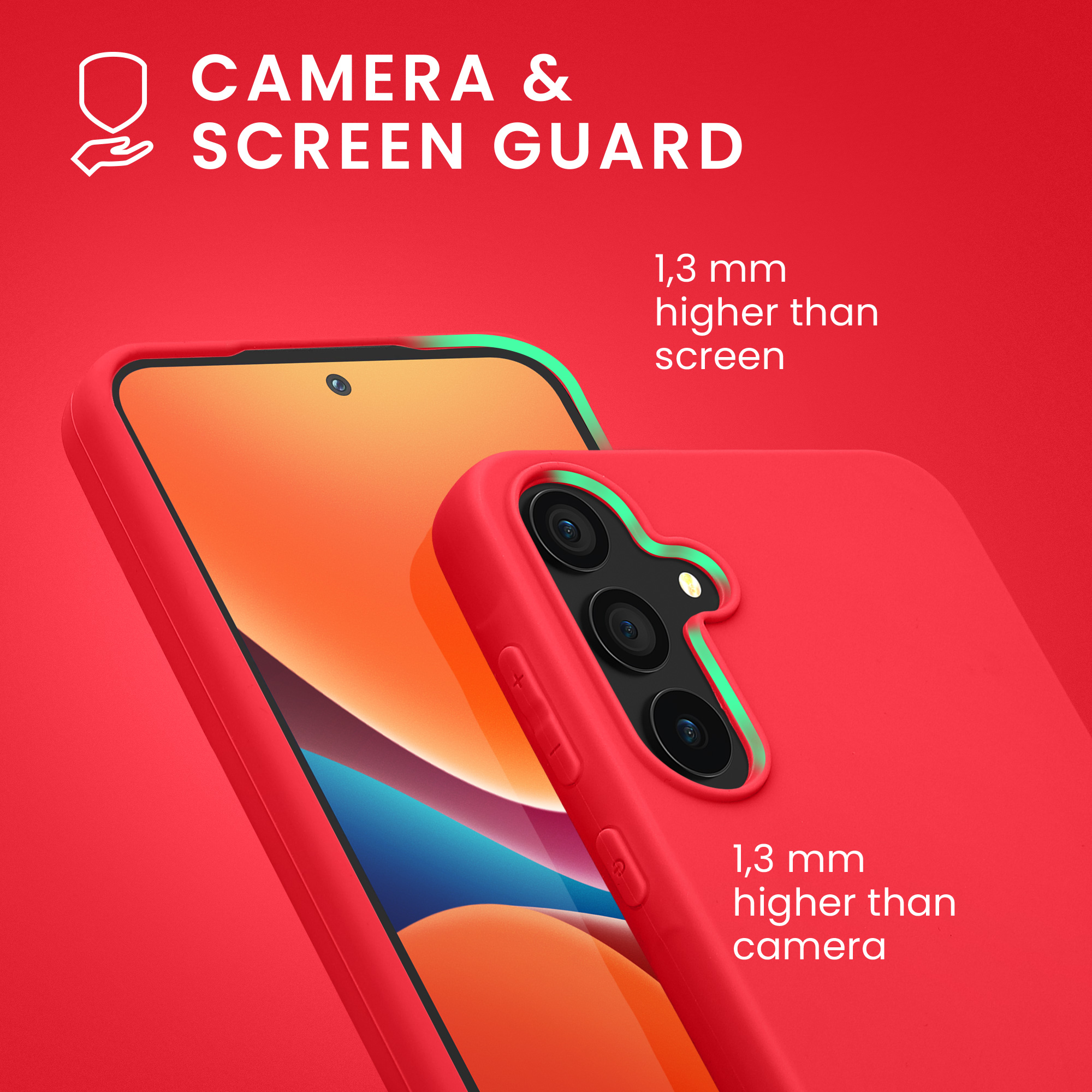 Kryt na mobil Samsung Galaxy A55 5G kwmobile TPU Neonová růžová