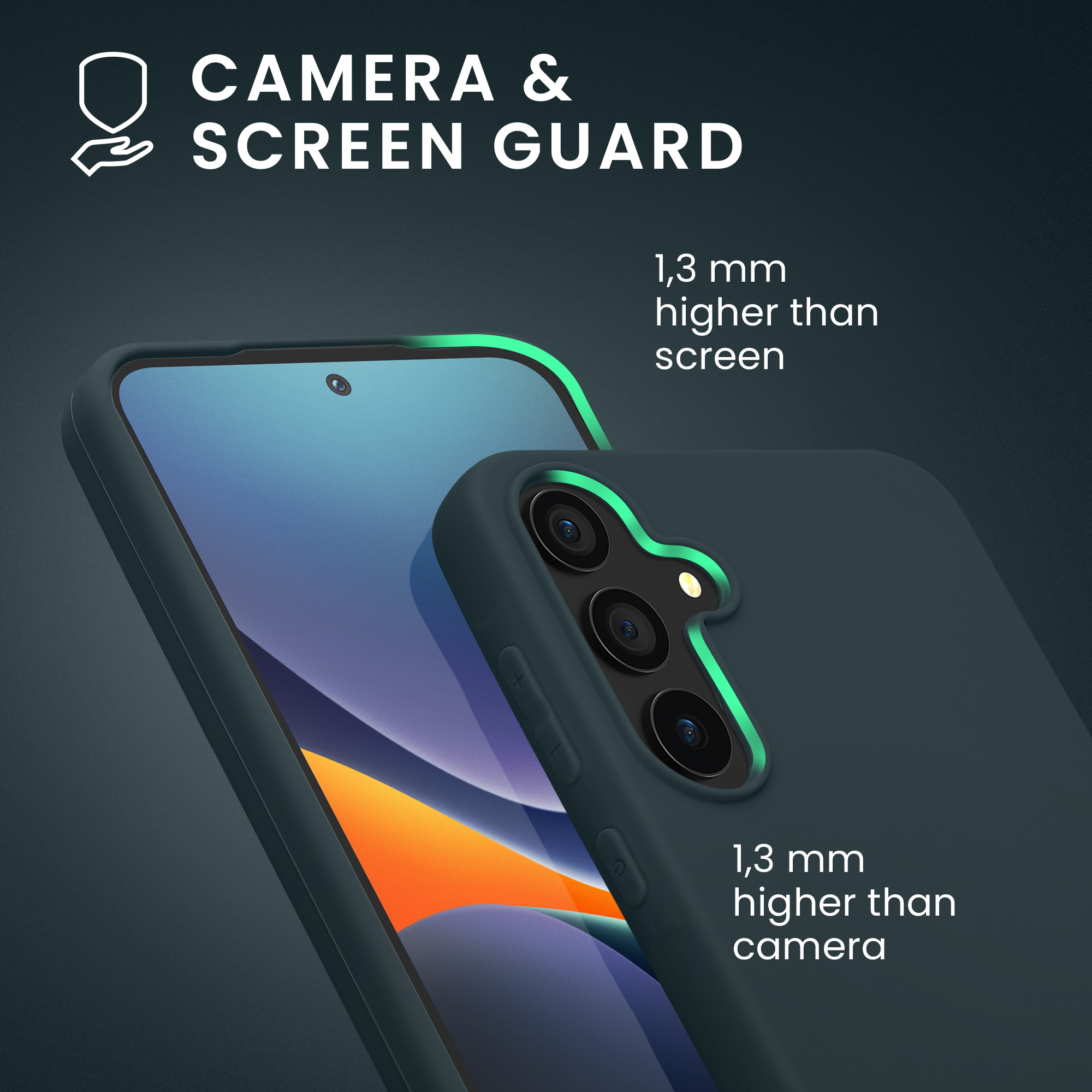 Kryt na mobil Samsung Galaxy A55 5G kwmobile TPU Tmavě břidlicová