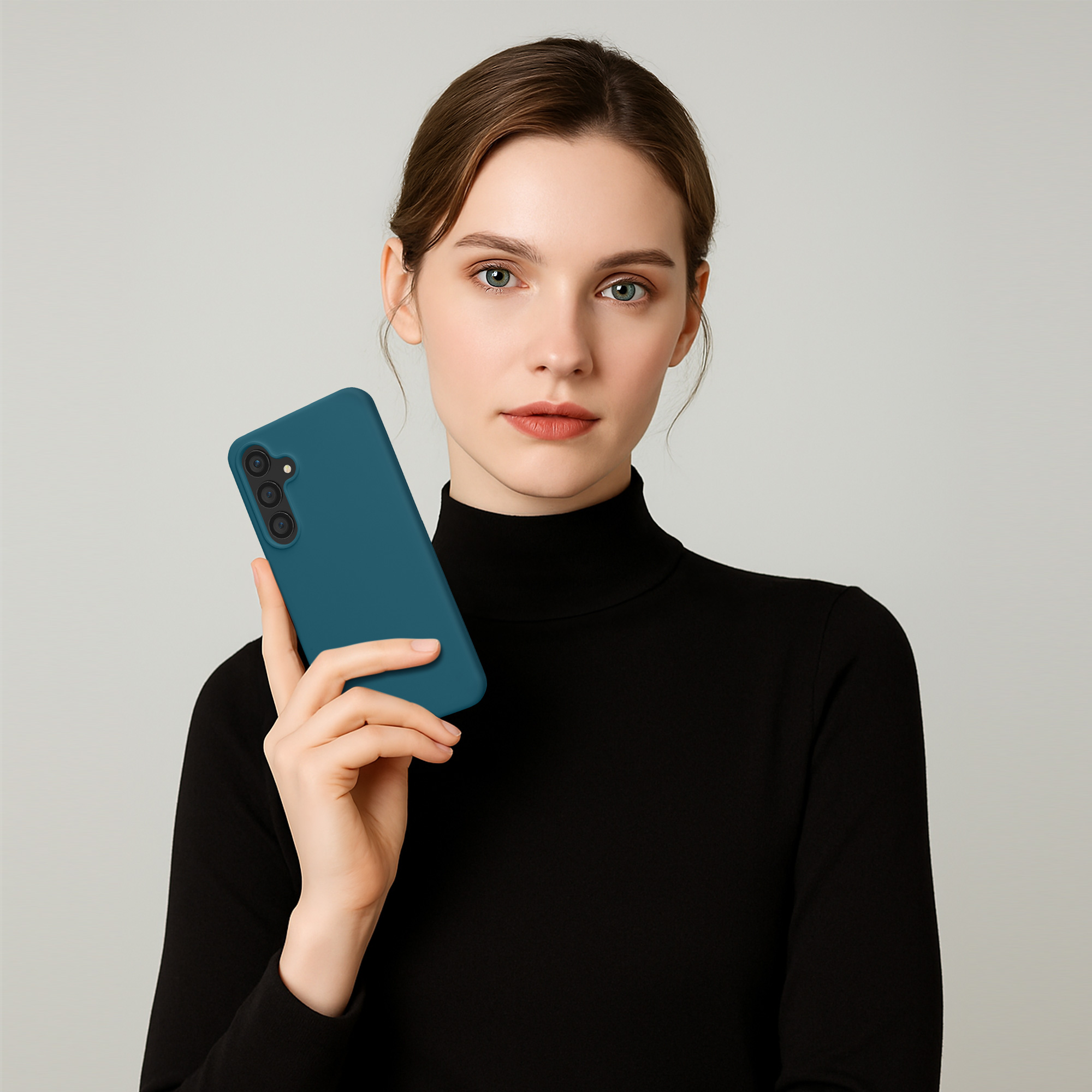 Kryt na mobil Samsung Galaxy S24 FE kwmobile matná petrolejová Teal Matte