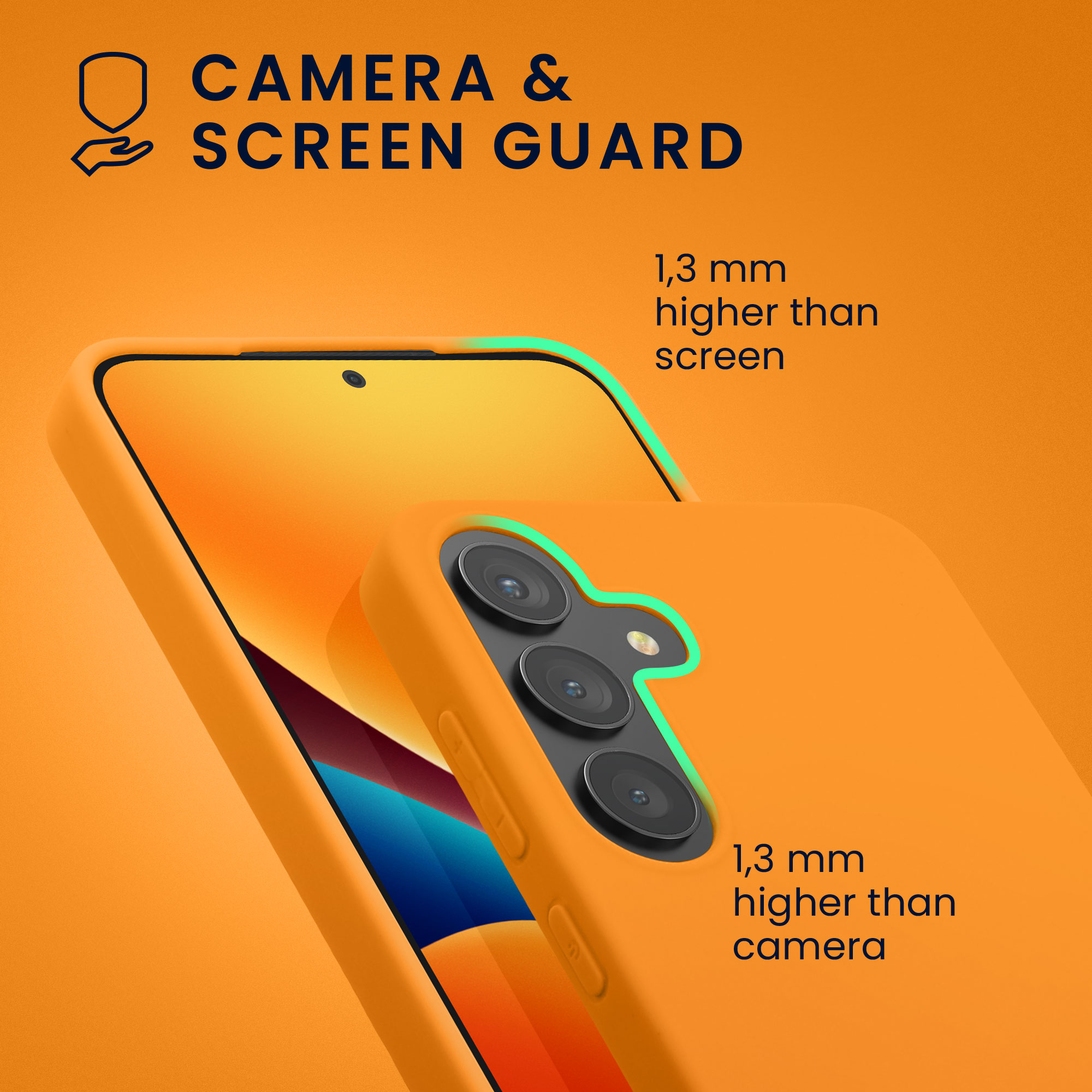 Pouzdro pro Samsung Galaxy S25 kwmobile TPU - ovocná oranžová