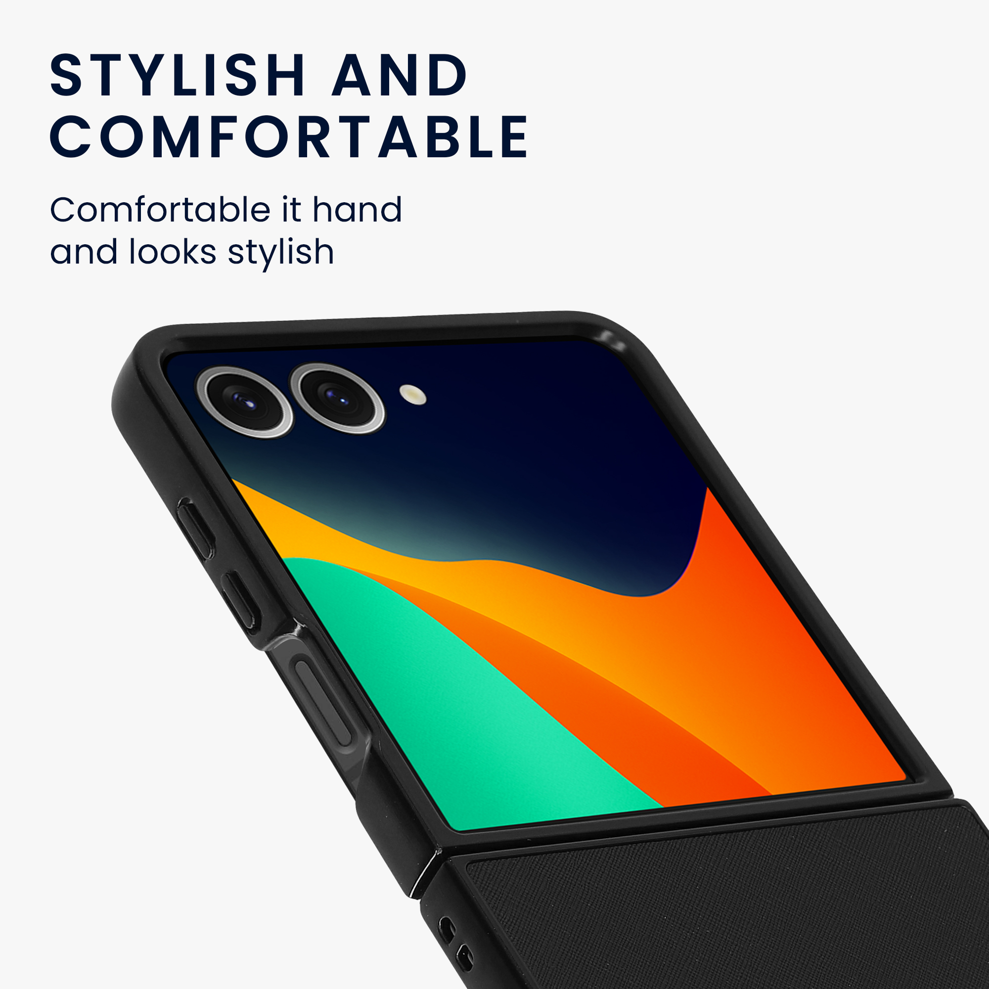 Kryt kwmobile pro Samsung Galaxy Z Flip7 - černá