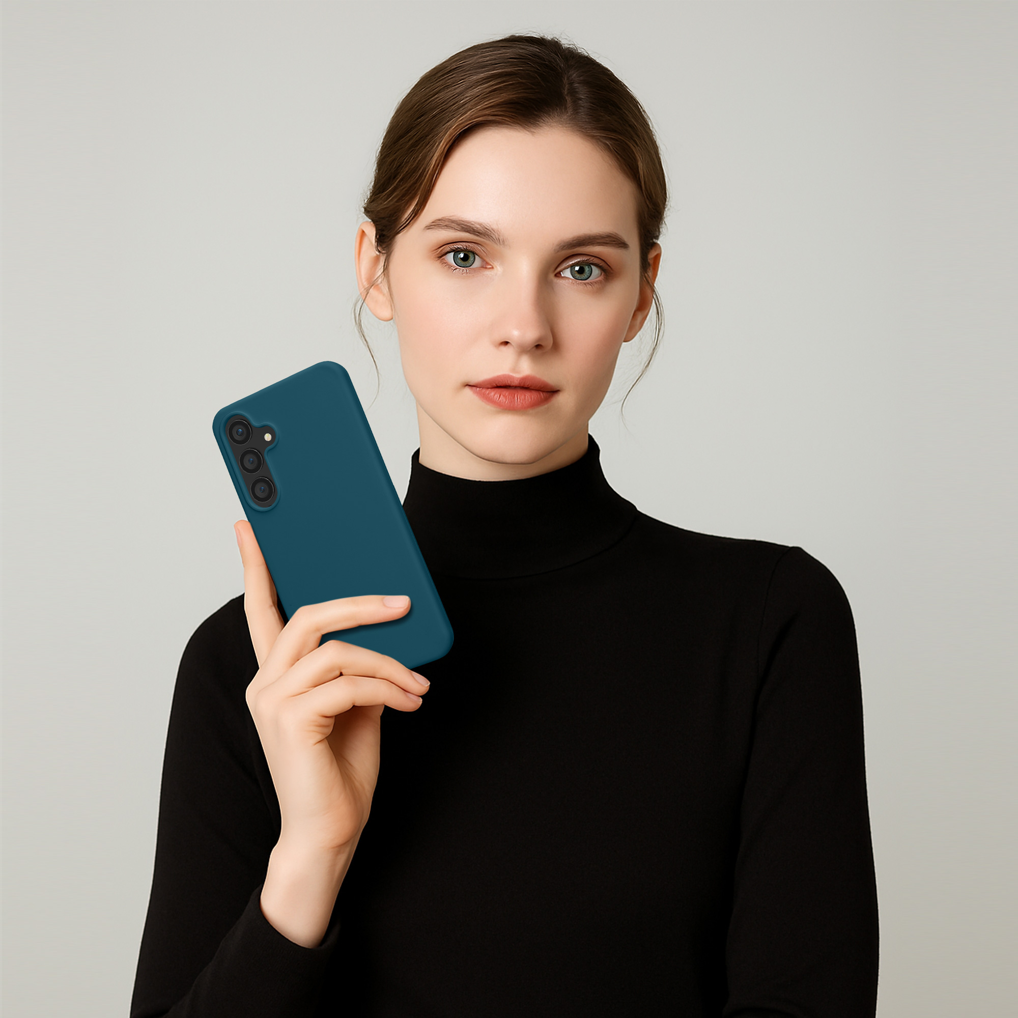 Kryt na mobil Samsung Galaxy S25 FE kwmobile matná petrolejová