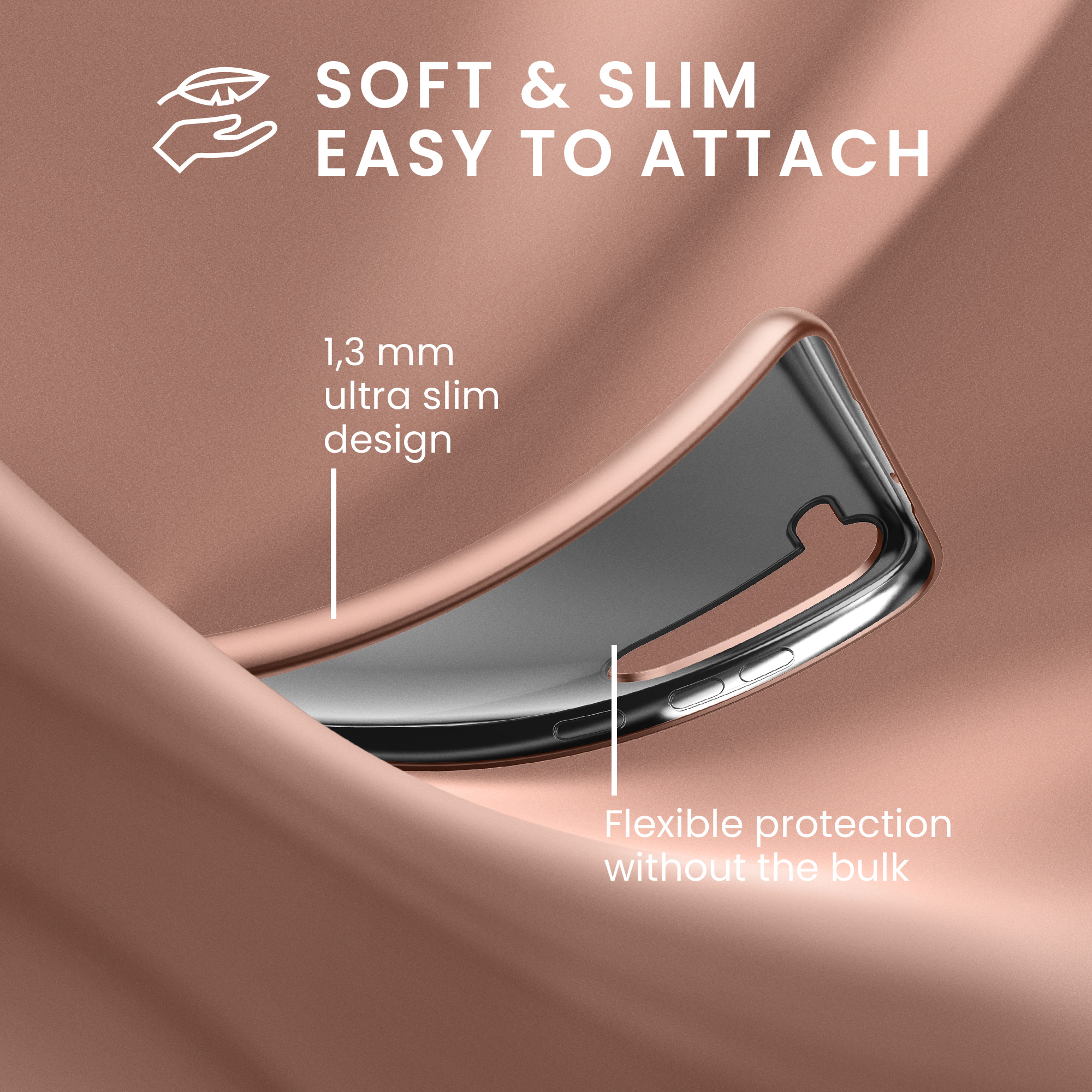Kryt na mobil Samsung Galaxy S26 kwmobile metalická růžově zlatá