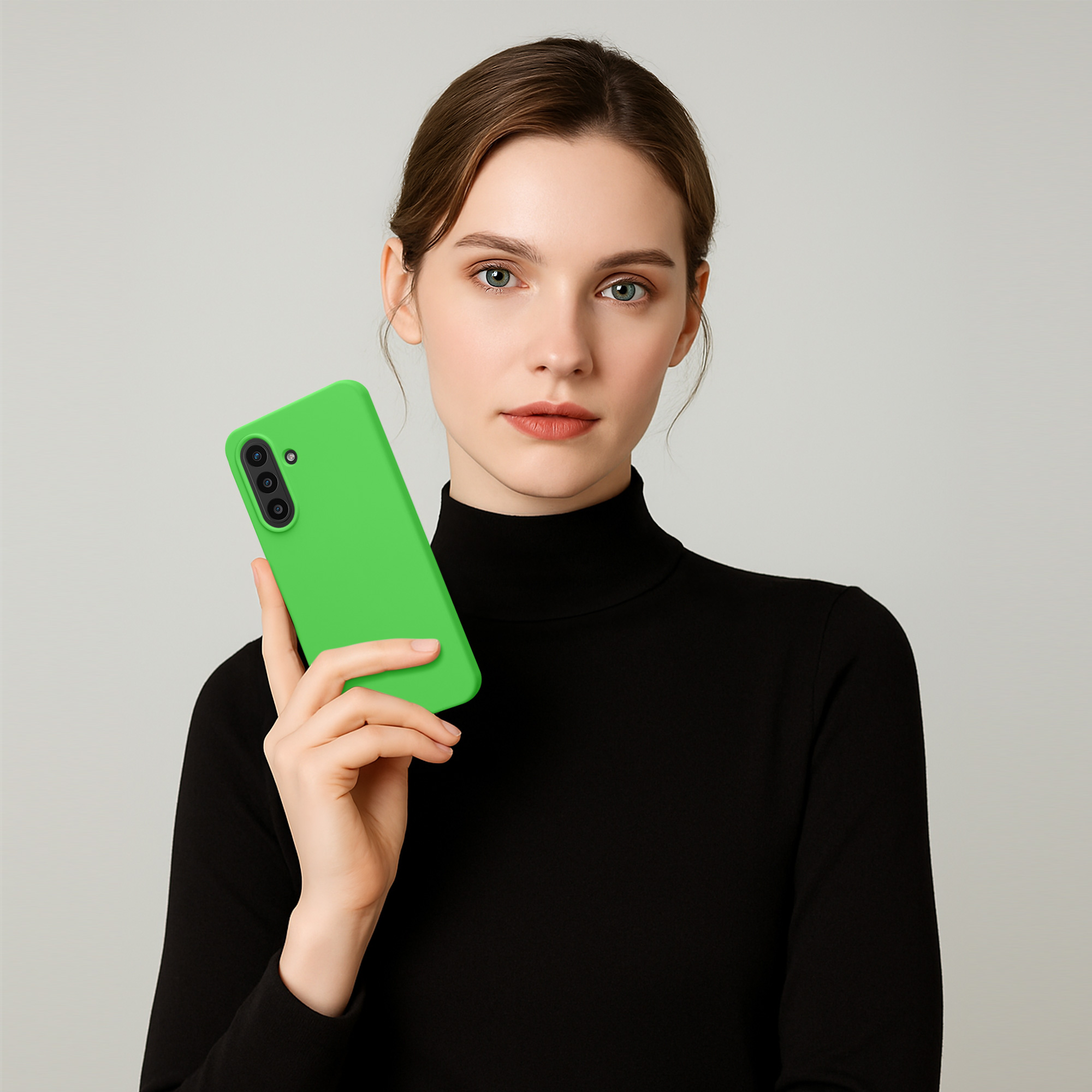 Pouzdro pro Samsung Galaxy A57 5G kwmobile silikonové - limetkově zelená
