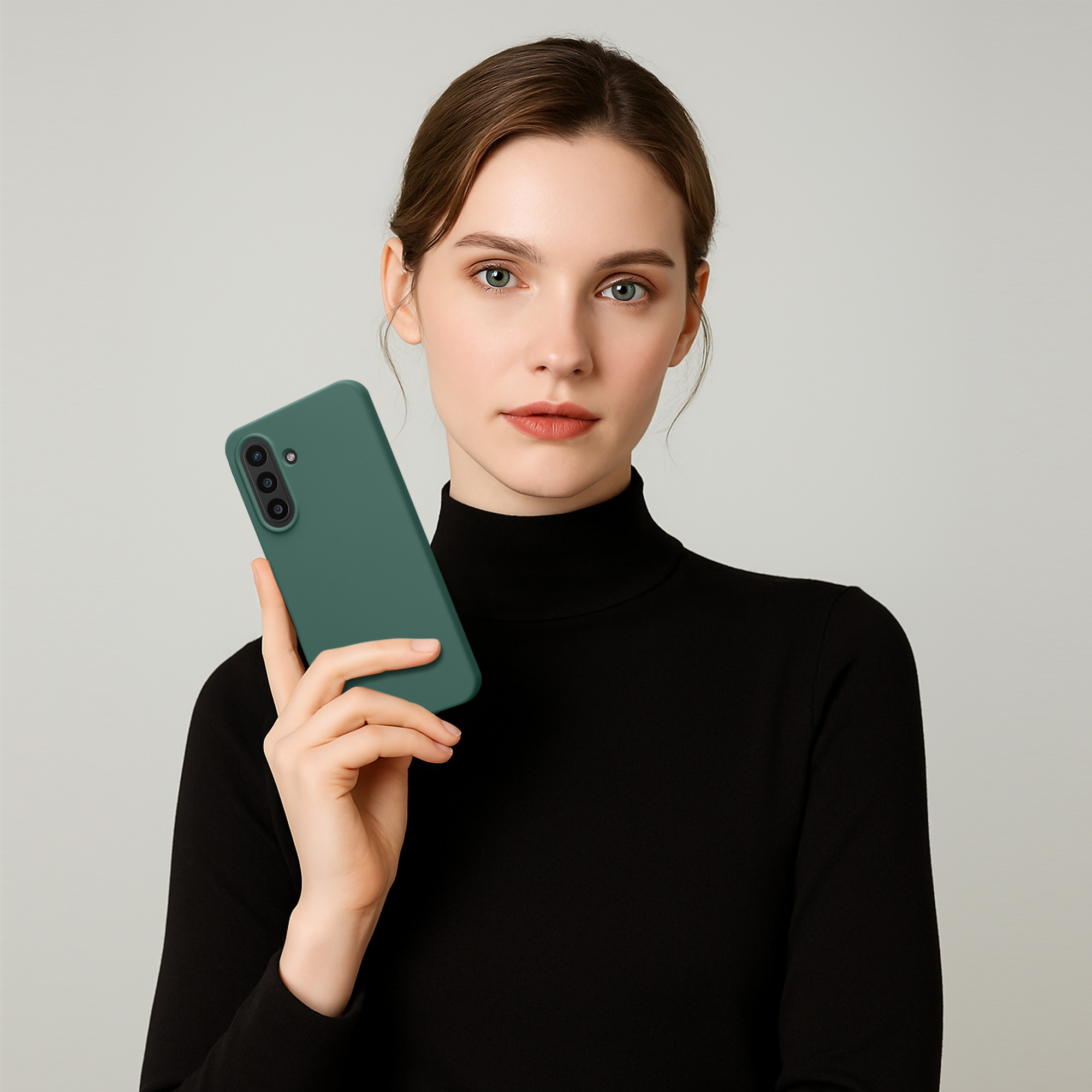 Pouzdro pro Samsung Galaxy A57 5G kwmobile silikonové - lesní zelená
