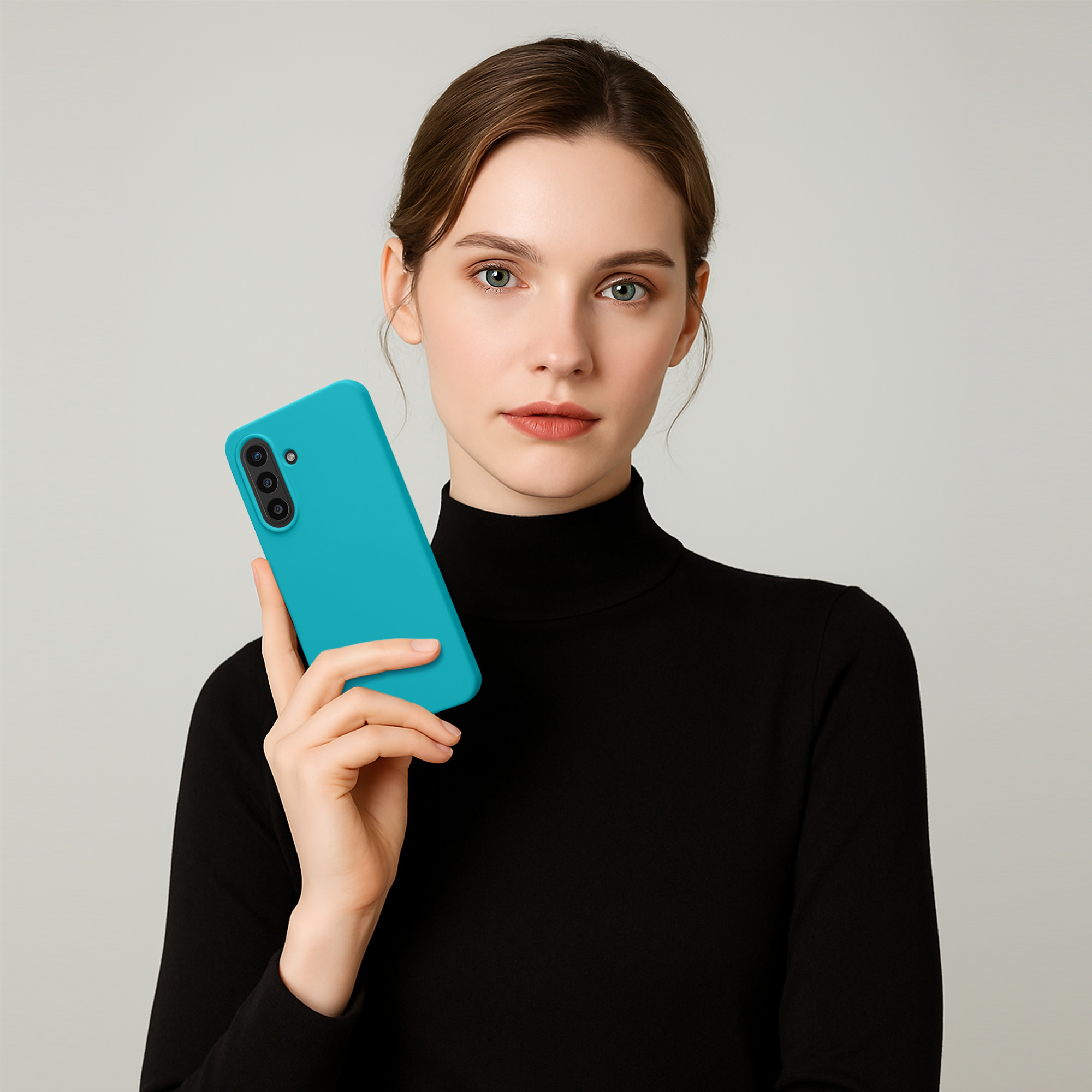 Pouzdro pro Samsung Galaxy A57 5G kwmobile silikonové - ledově modrá