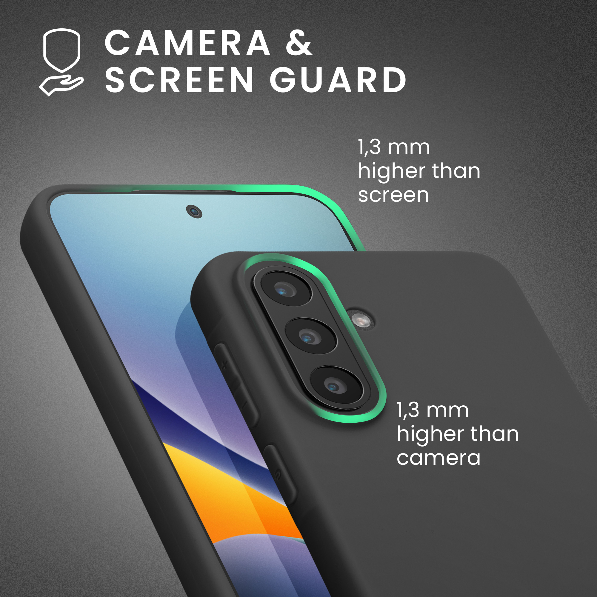Pouzdro pro Samsung Galaxy A57 5G kwmobile TPU - tmavě šedá
