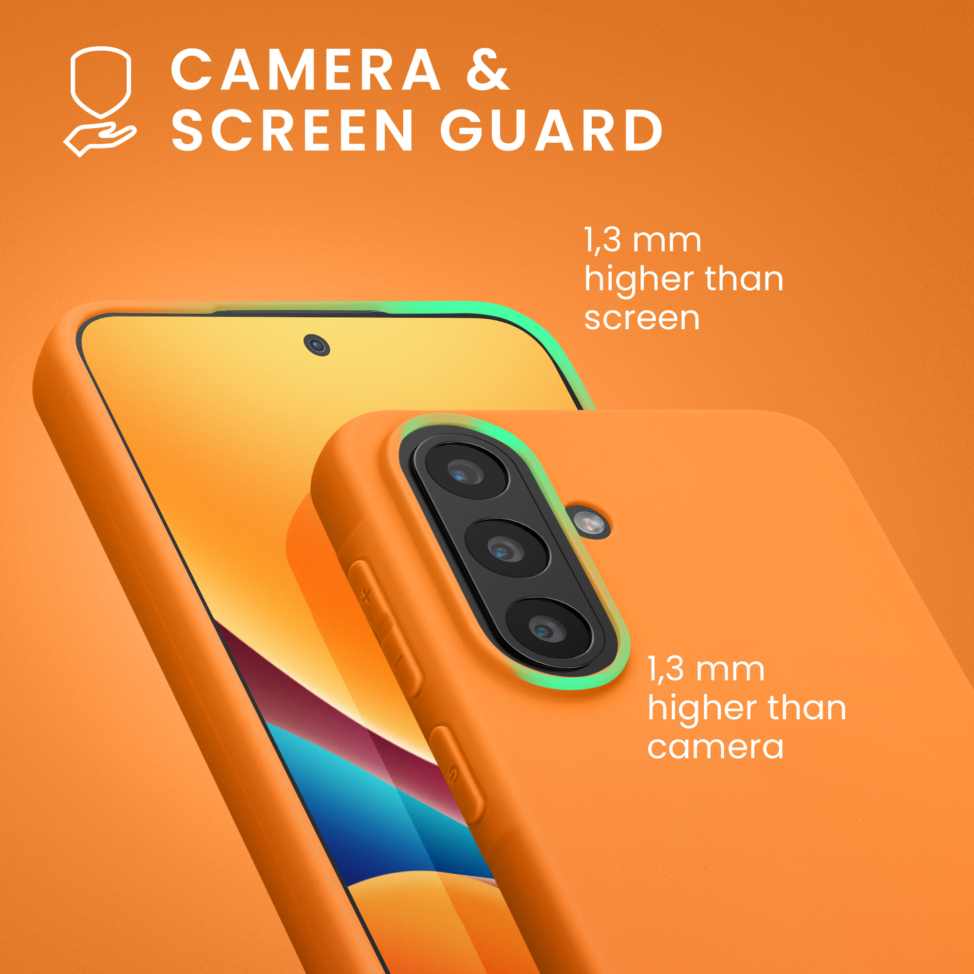 Kryt na mobil Samsung Galaxy A57 5G kwmobile TPU Ovocná oranžová