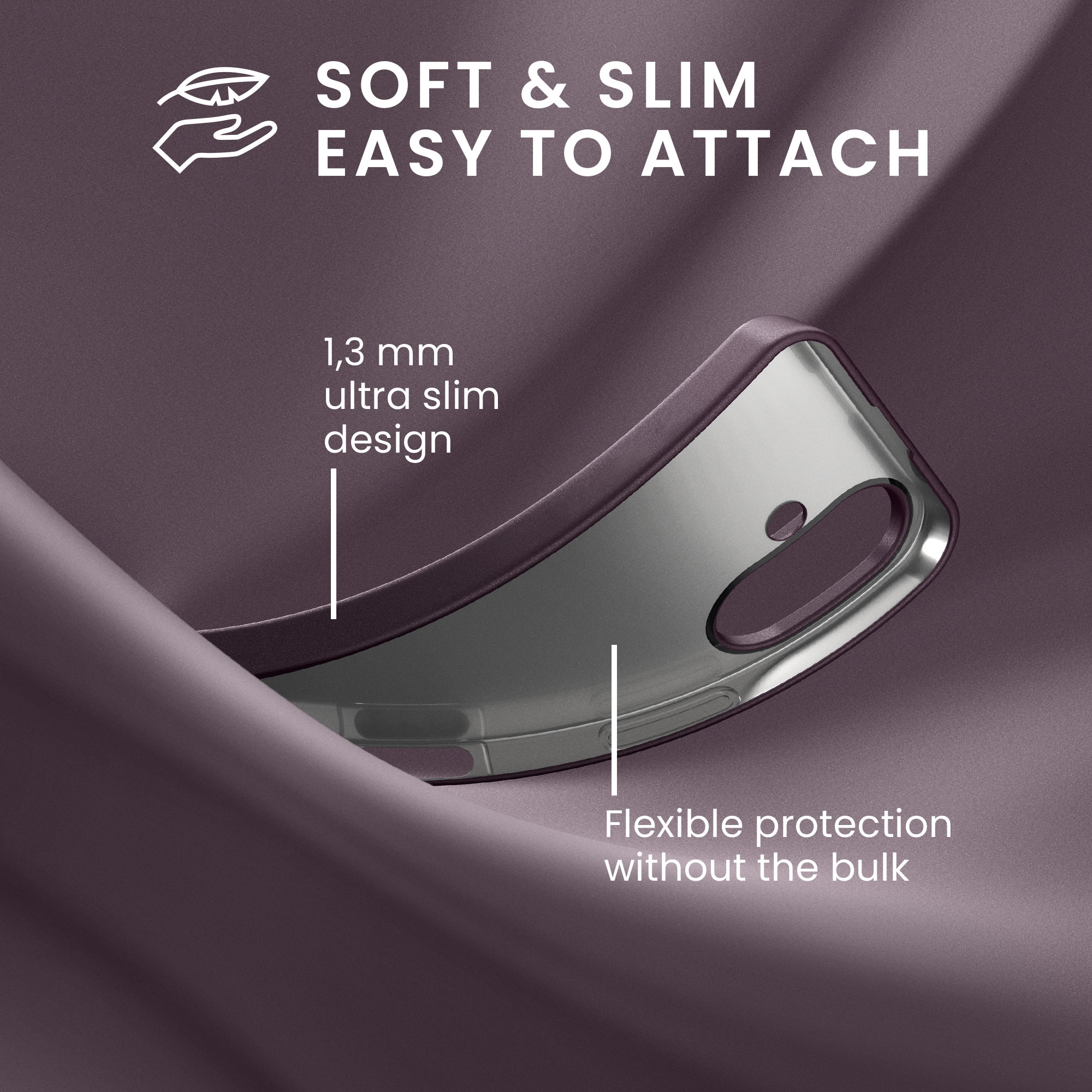 Tenký metalický TPU silikonový kryt pro Samsung Galaxy A18 4G / 5G kwmobile ‑ metalická bobulová