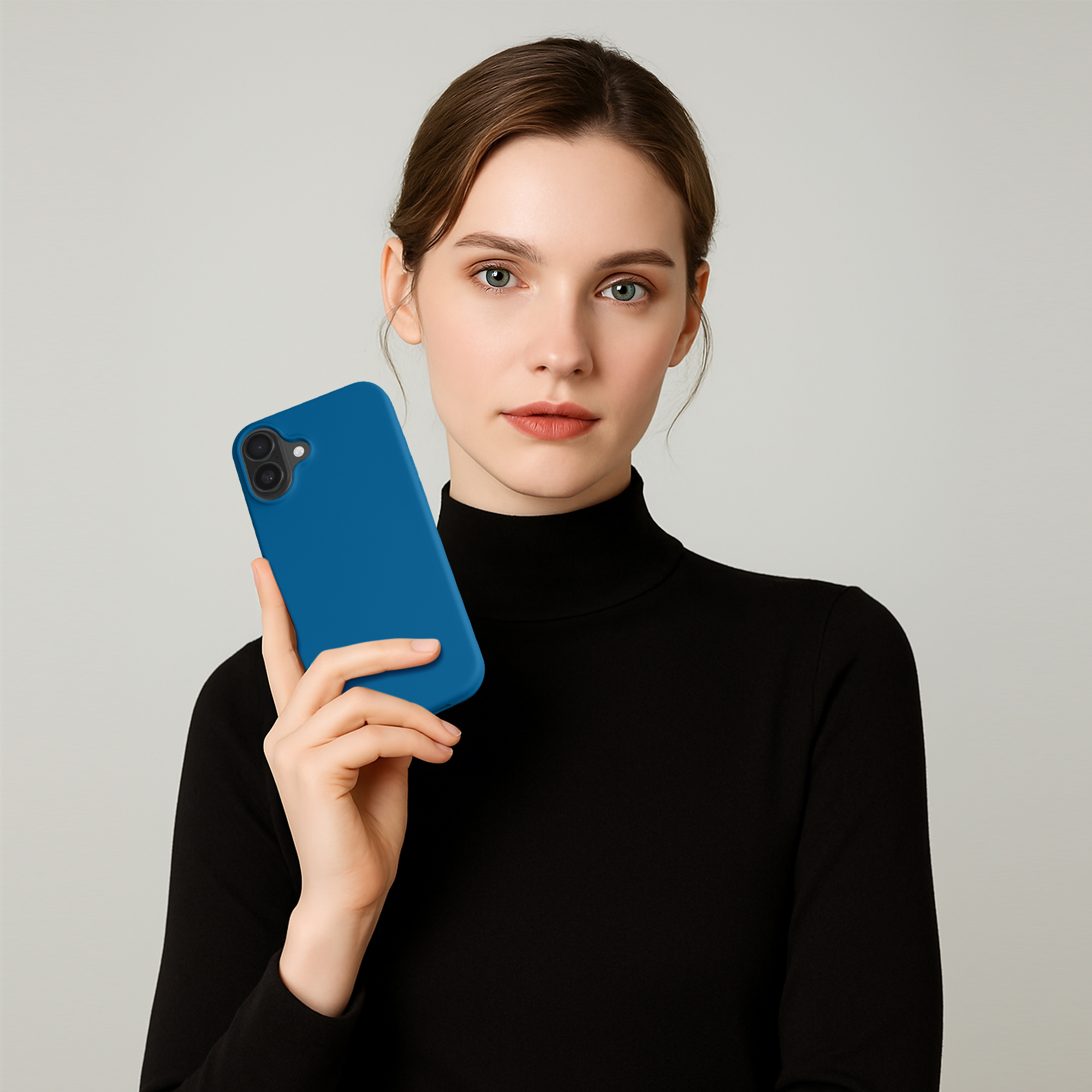 Pouzdro pro Apple iPhone 16 kwmobile silikonové - modrý korál