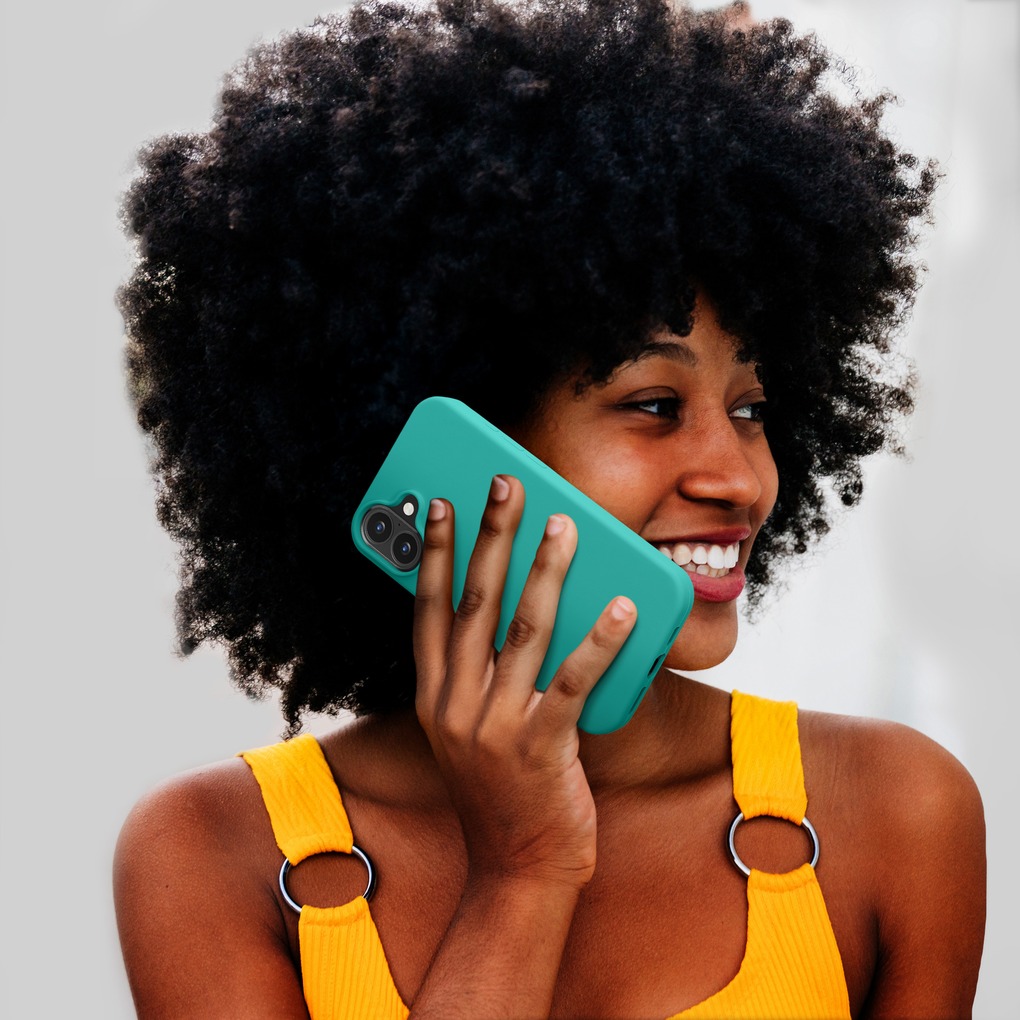 Silikonový kryt na mobil Apple iPhone 16 Plus kwmobile - Turquoise