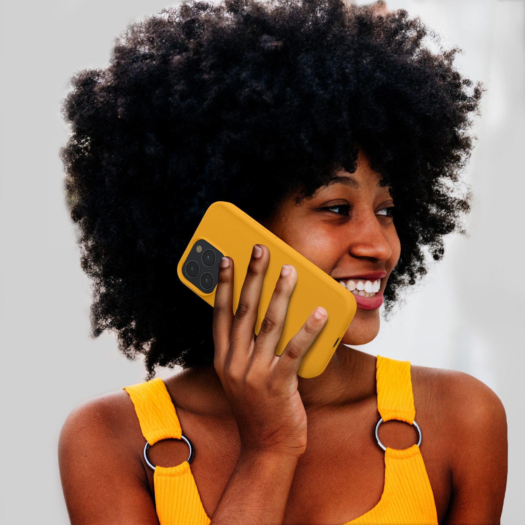 Silikonový kryt na mobil Apple iPhone 16 Pro kwmobile - Mango