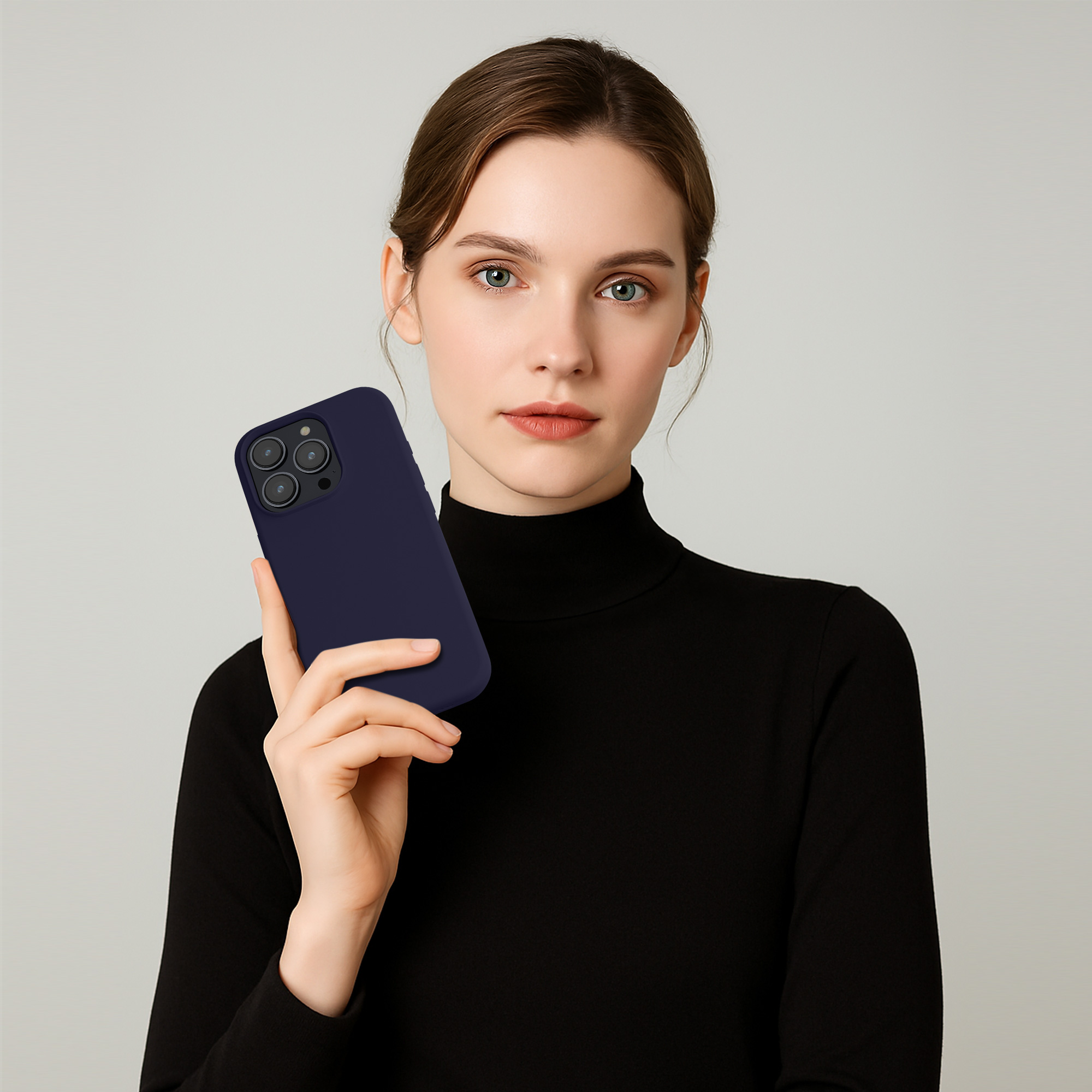 Pouzdro pro Apple iPhone 16 Pro kwmobile silikonové - hluboký oceán