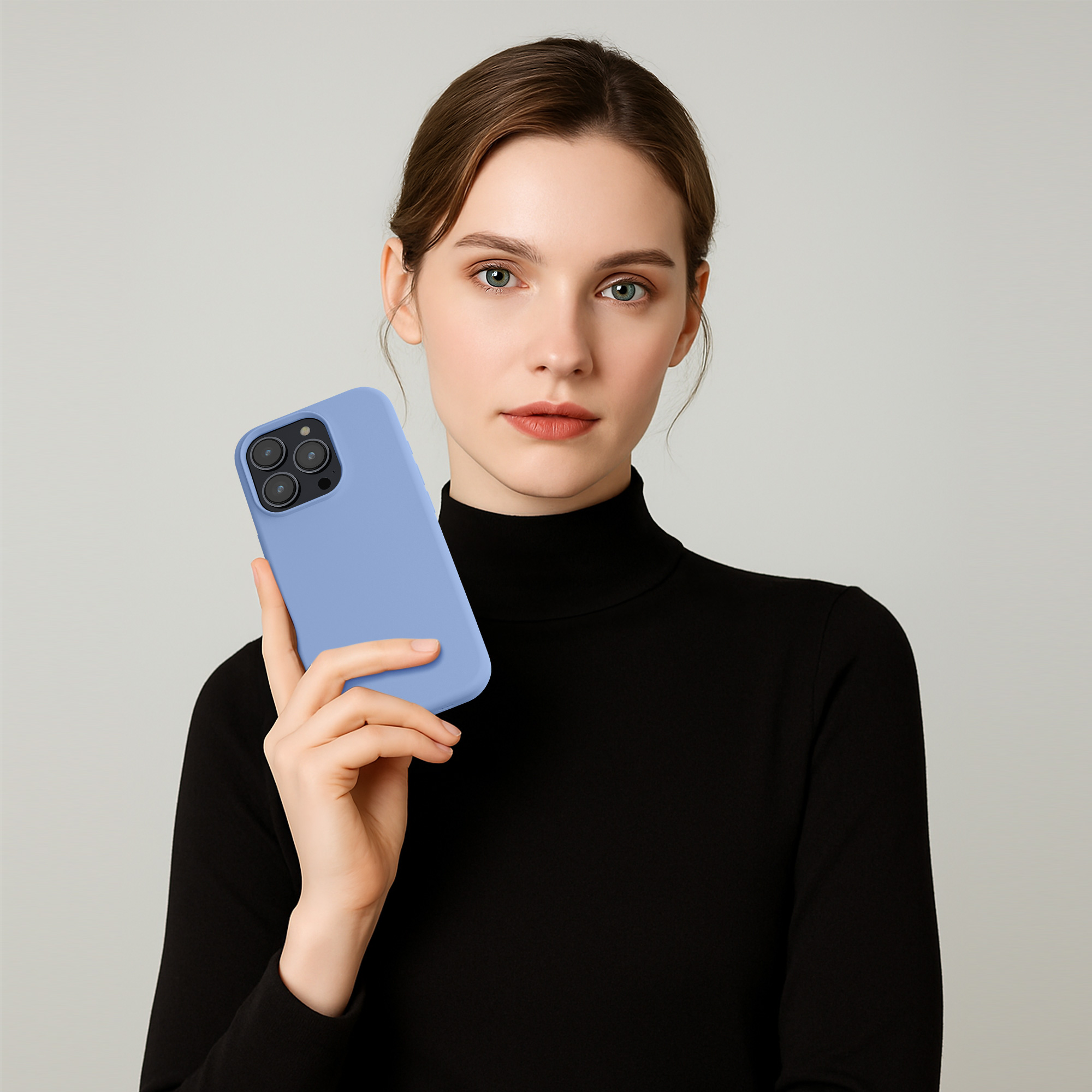 Pouzdro pro Apple iPhone 16 Pro kwmobile silikonové - levandulová modrá