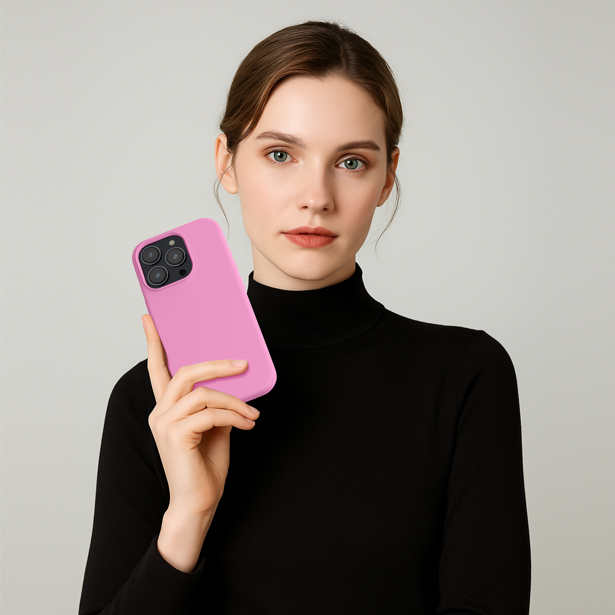 Pouzdro pro Apple iPhone 16 Pro kwmobile silikonové - růžová levandulová
