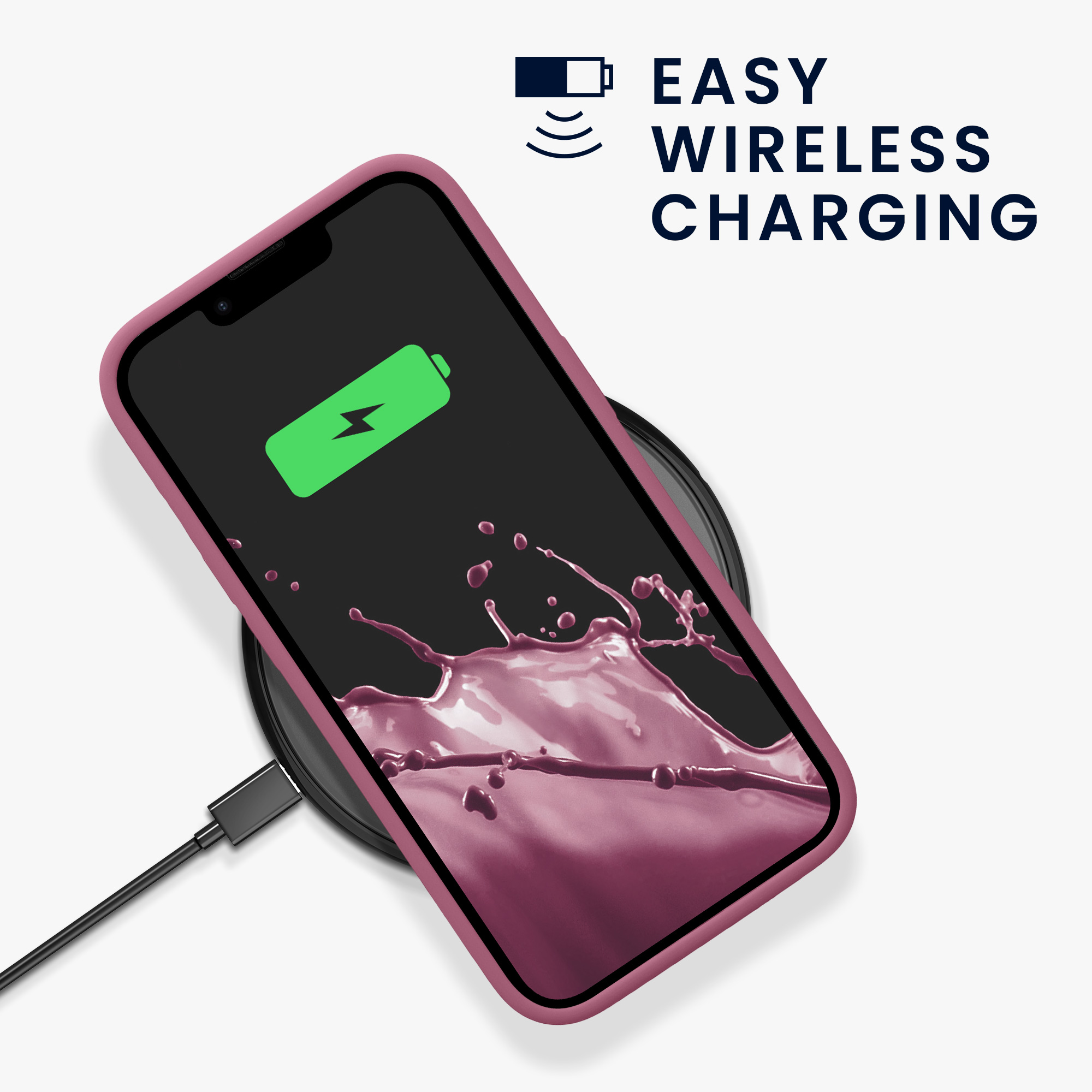 Pouzdro pro Apple iPhone 17e / iPhone 16e kwmobile silikonové - orchidejová fialová