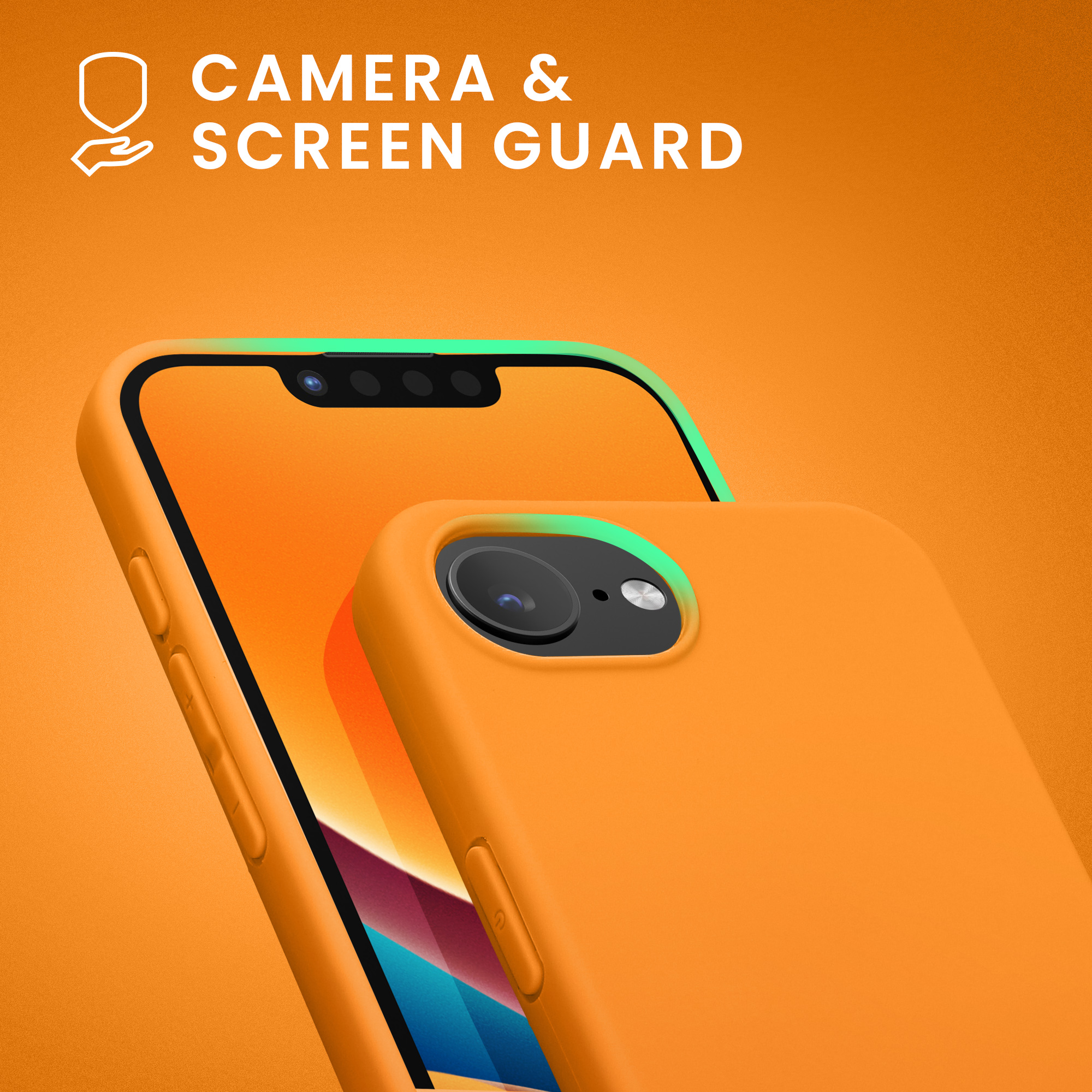Silikonový kryt Kwmobile pro iPhone 17e / 16e - fruity orange