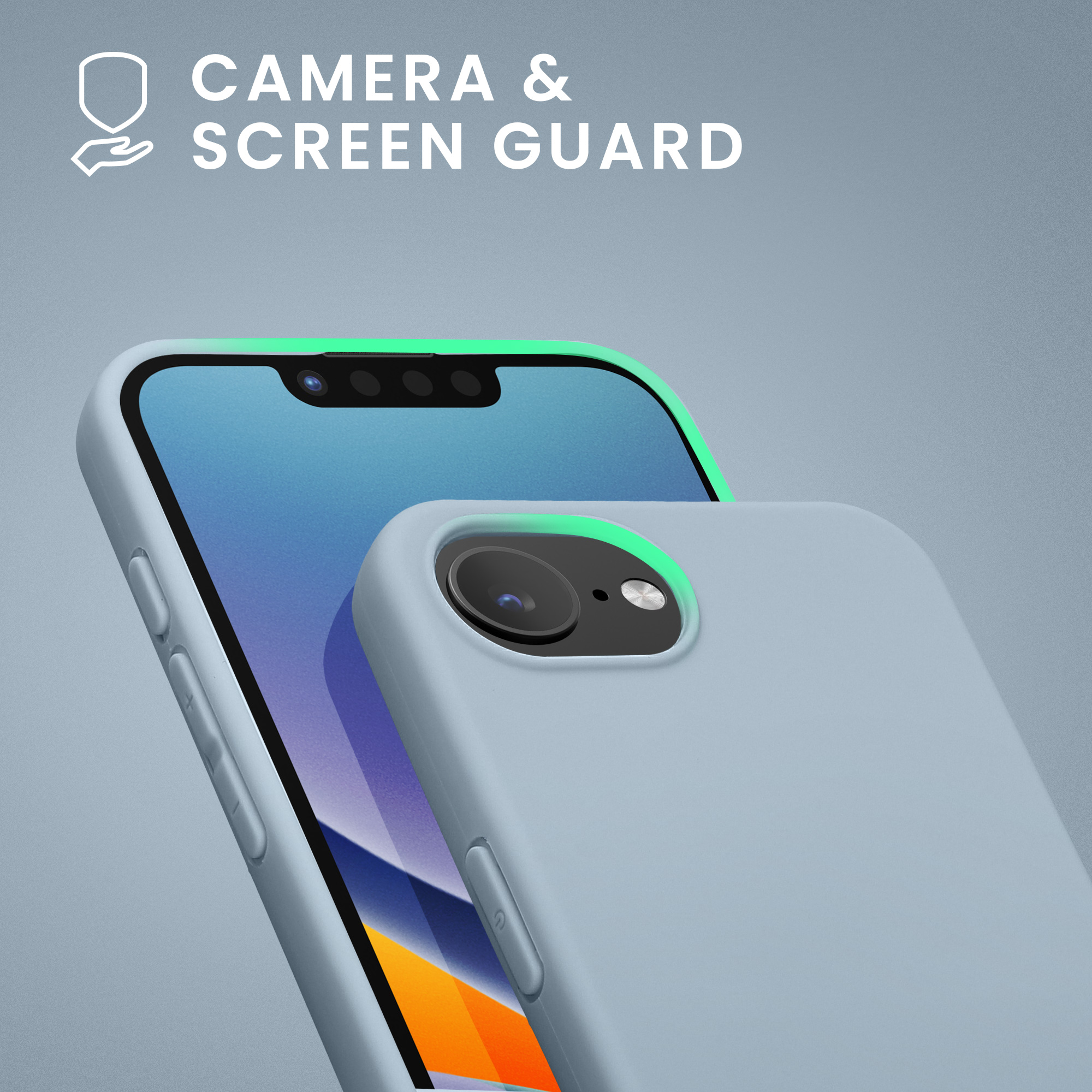 Silikonový kryt kwmobile pro Apple iPhone 17e / iPhone 16e - modrá