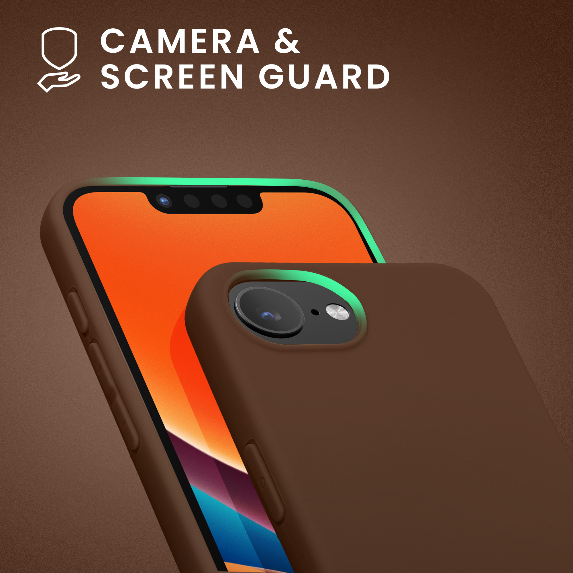 Pouzdro pro Apple iPhone 17e / iPhone 16e kwmobile TPU - čokoládová