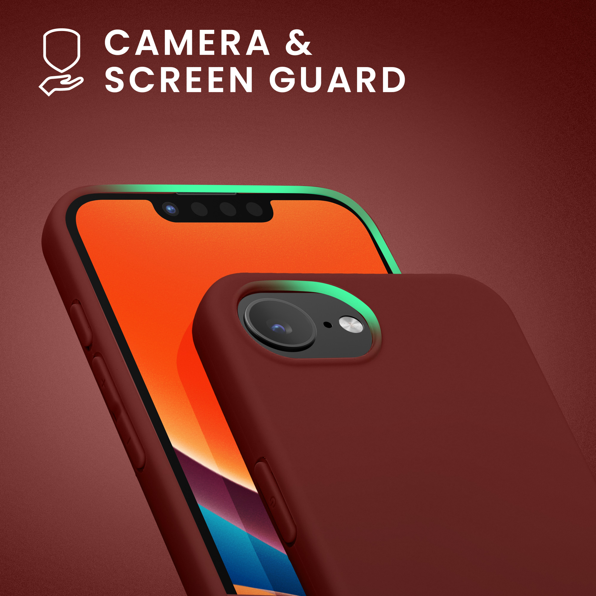 Pouzdro pro Apple iPhone 17e / iPhone 16e kwmobile TPU - hnědočervená