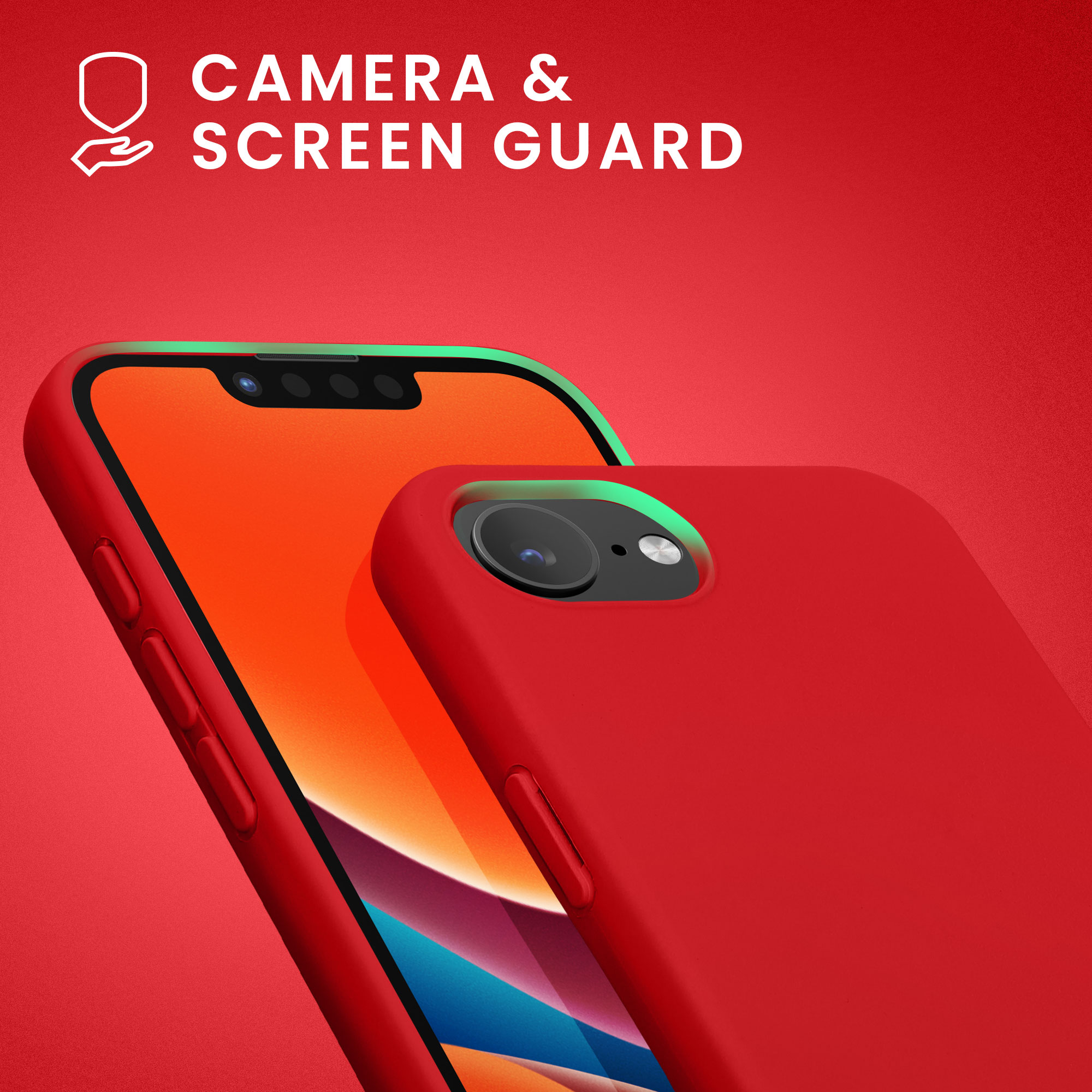 Silikonový kryt Kwmobile pro iPhone 17e / 16e - klasicky červená