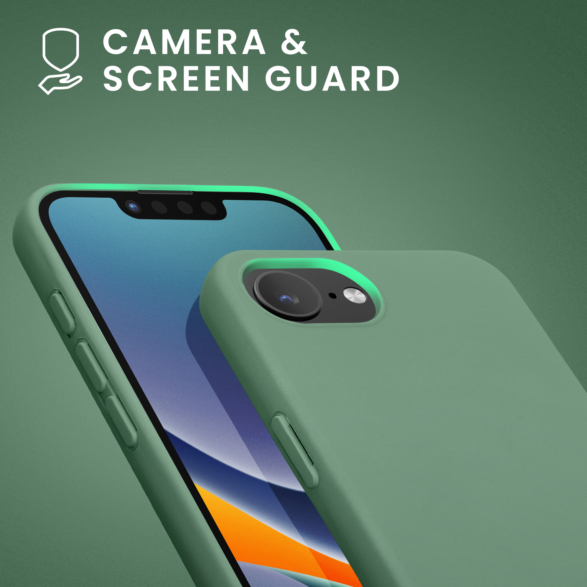 Silikonový kryt kwmobile pro Apple iPhone 17e / iPhone 16e - zelená