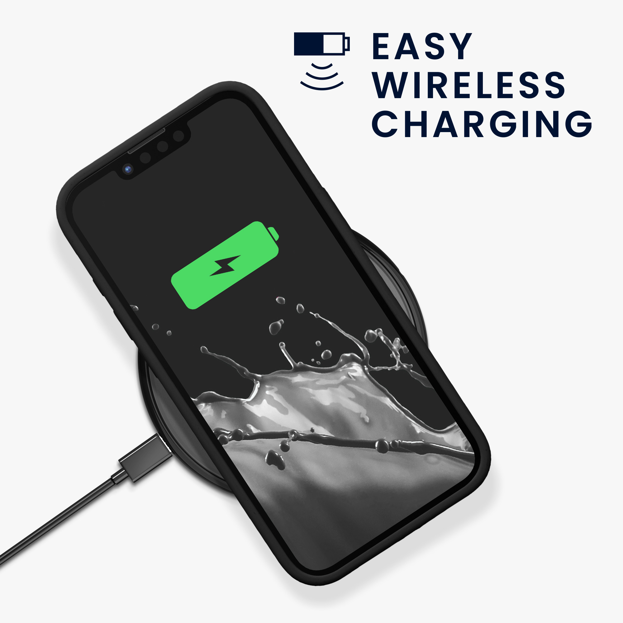 Pouzdro pro Apple iPhone 17e / iPhone 16e kwmobile tenké silikonové - černá