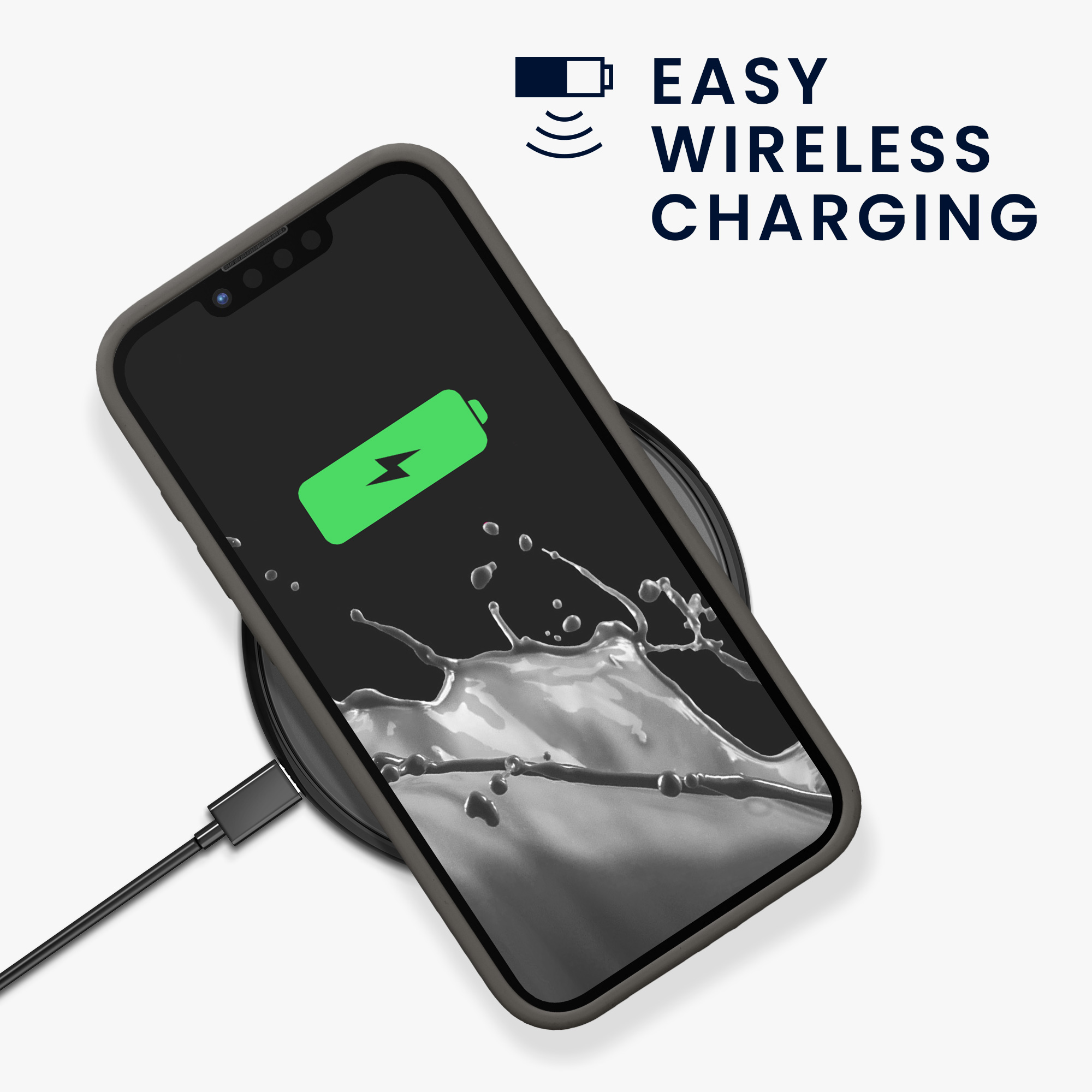 Pouzdro pro Apple iPhone 17e / iPhone 16e kwmobile tenké silikonové - šedobéžová