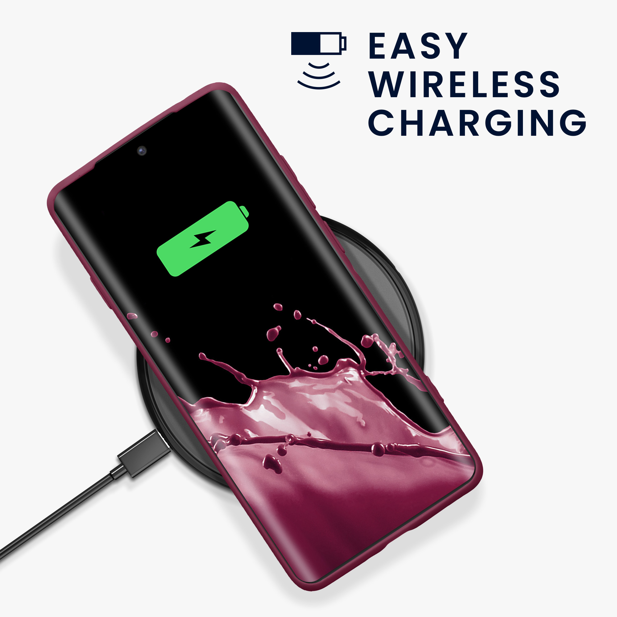 Kryt na mobil Motorola Edge 60 Pro kwmobile TPU purpurová magenta