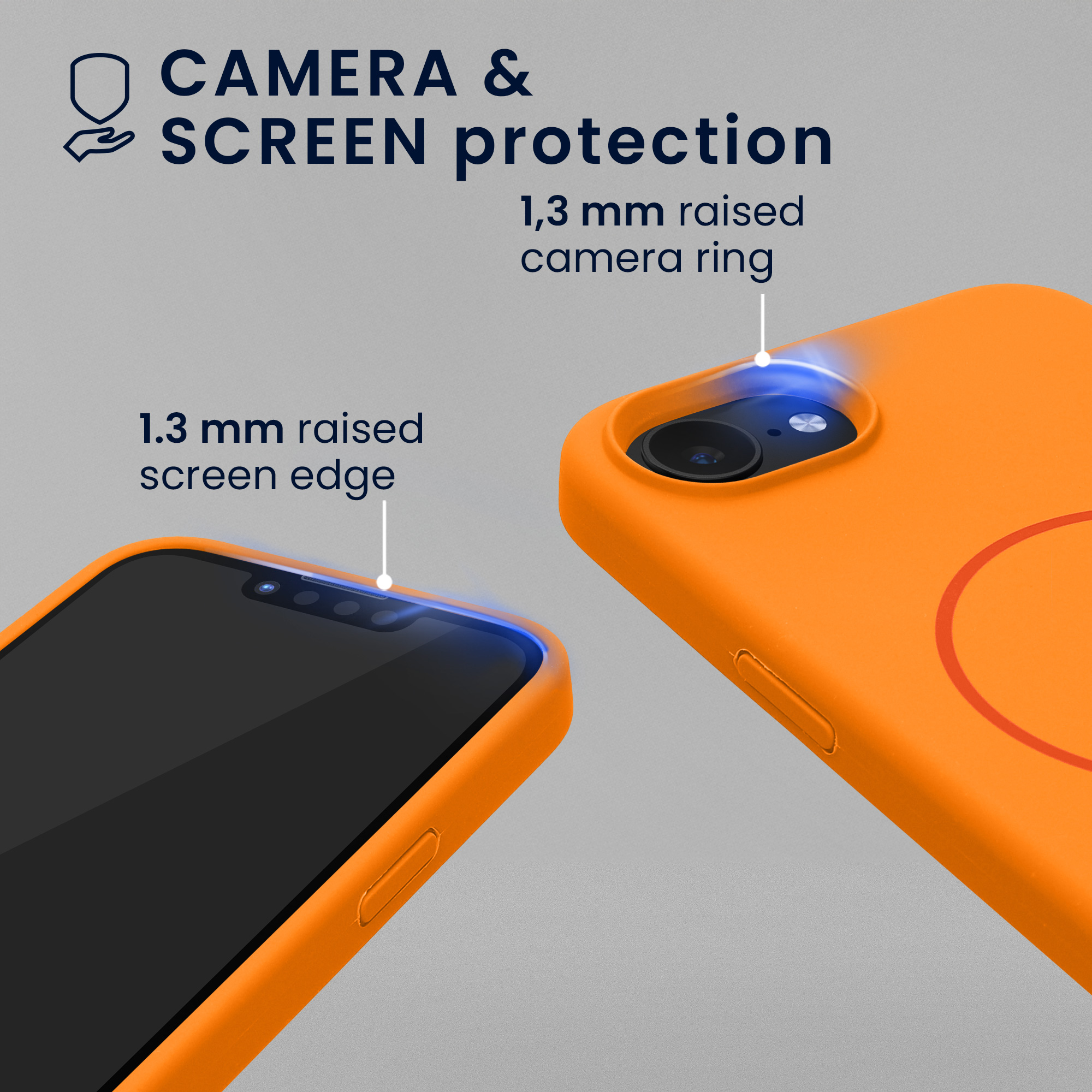MagSafe kryt Kwmobile pro iPhone 17e / 16e - fruity orange