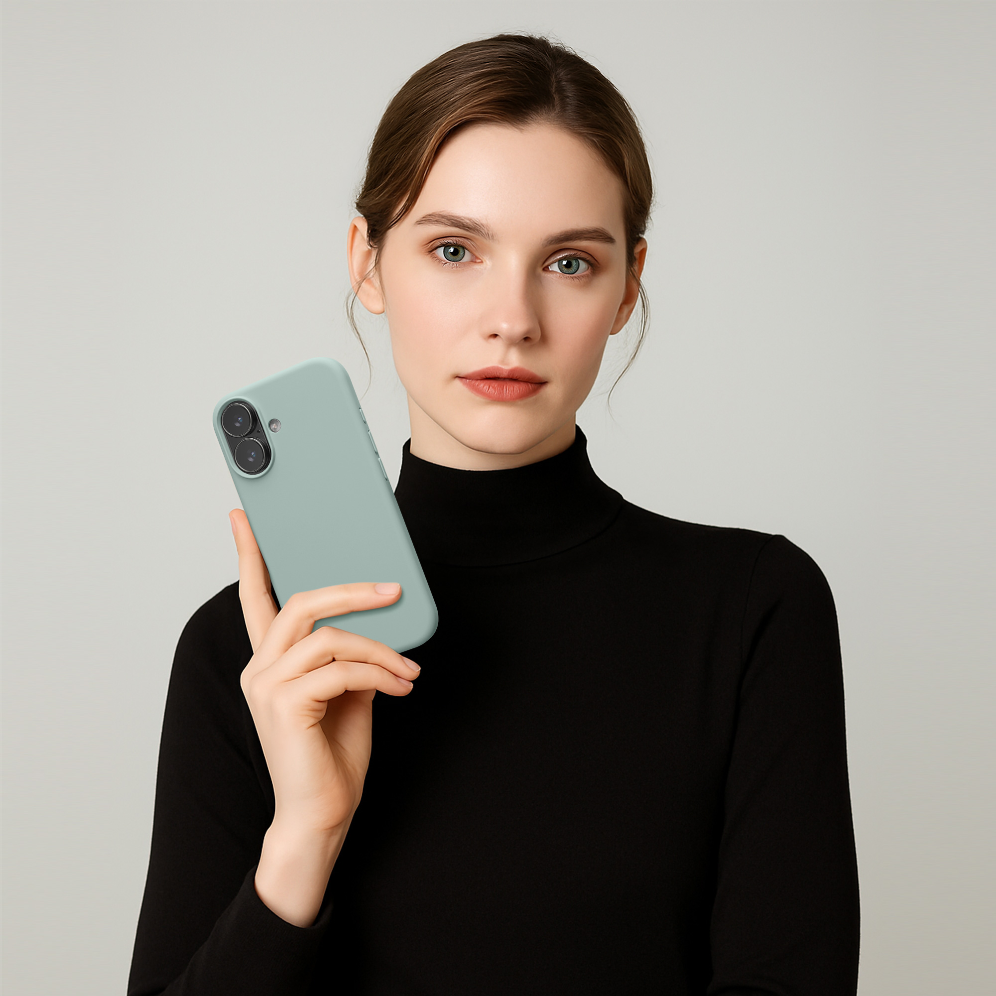 Silikonový kryt Kwmobile pro iPhone 17 - mátová