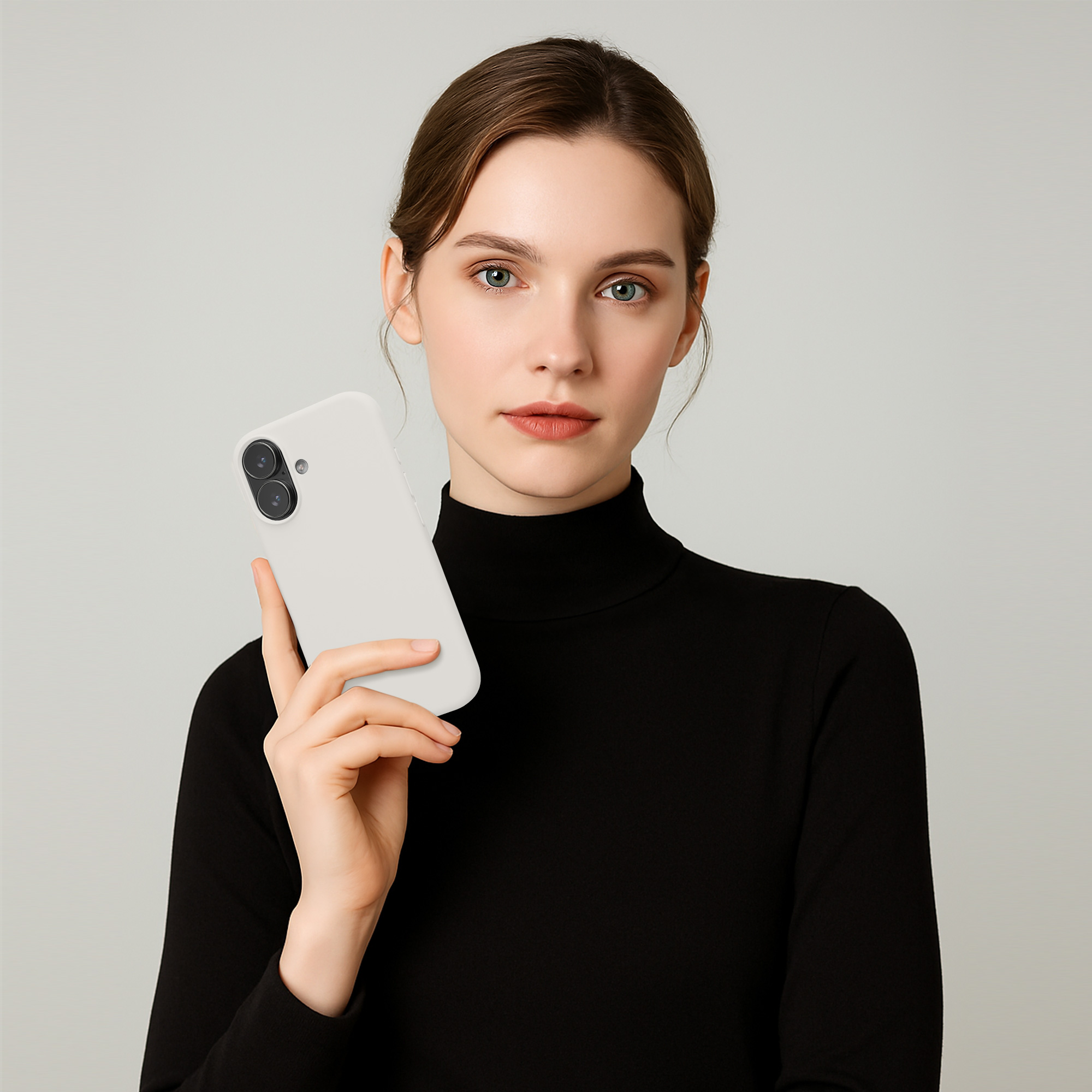 TPU silikonový kryt pro Apple iPhone 17, měkký povrch kwmobile ‑ bílá