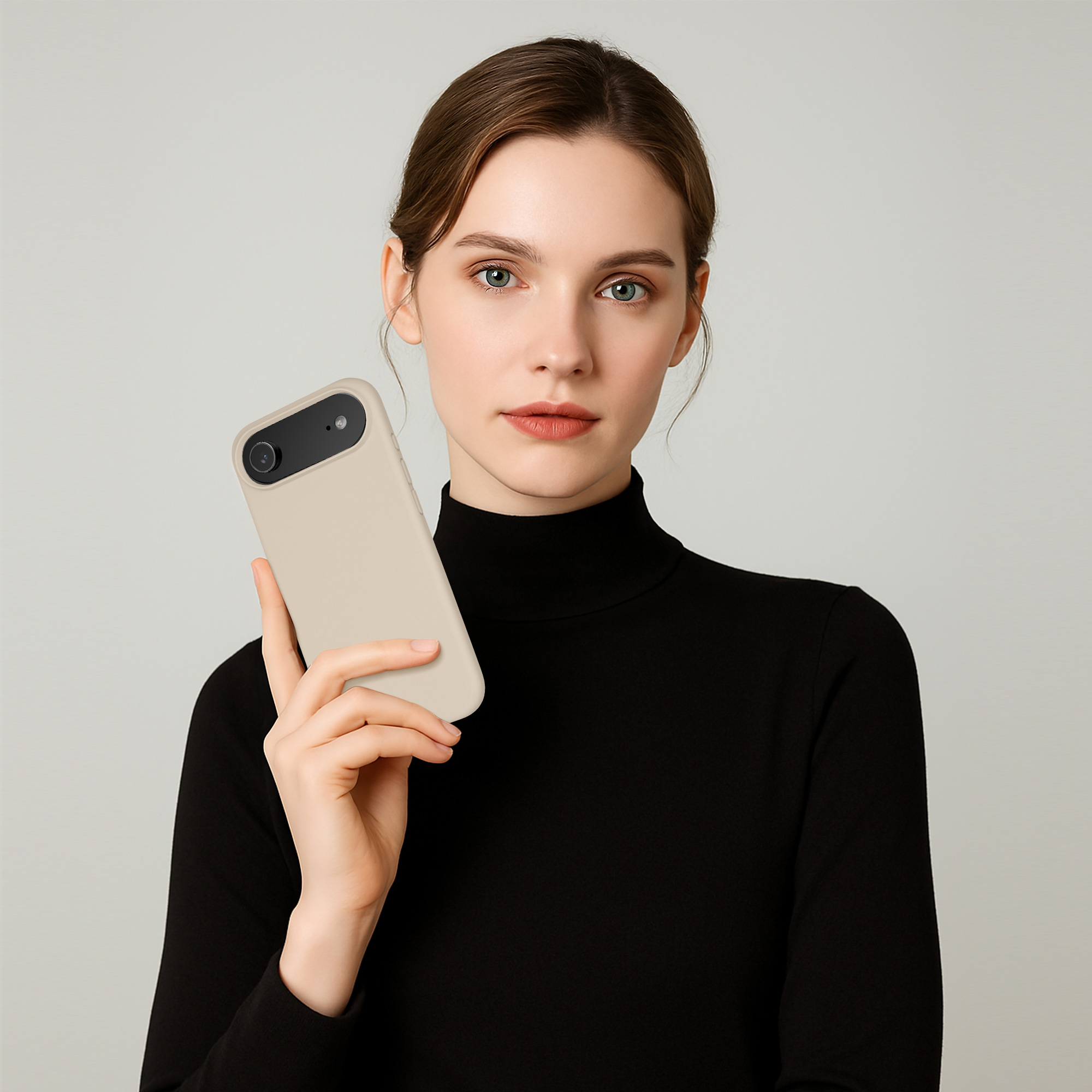 kwmobile TPU silikonový kryt pro Apple iPhone Air, měkký povrch, krémová