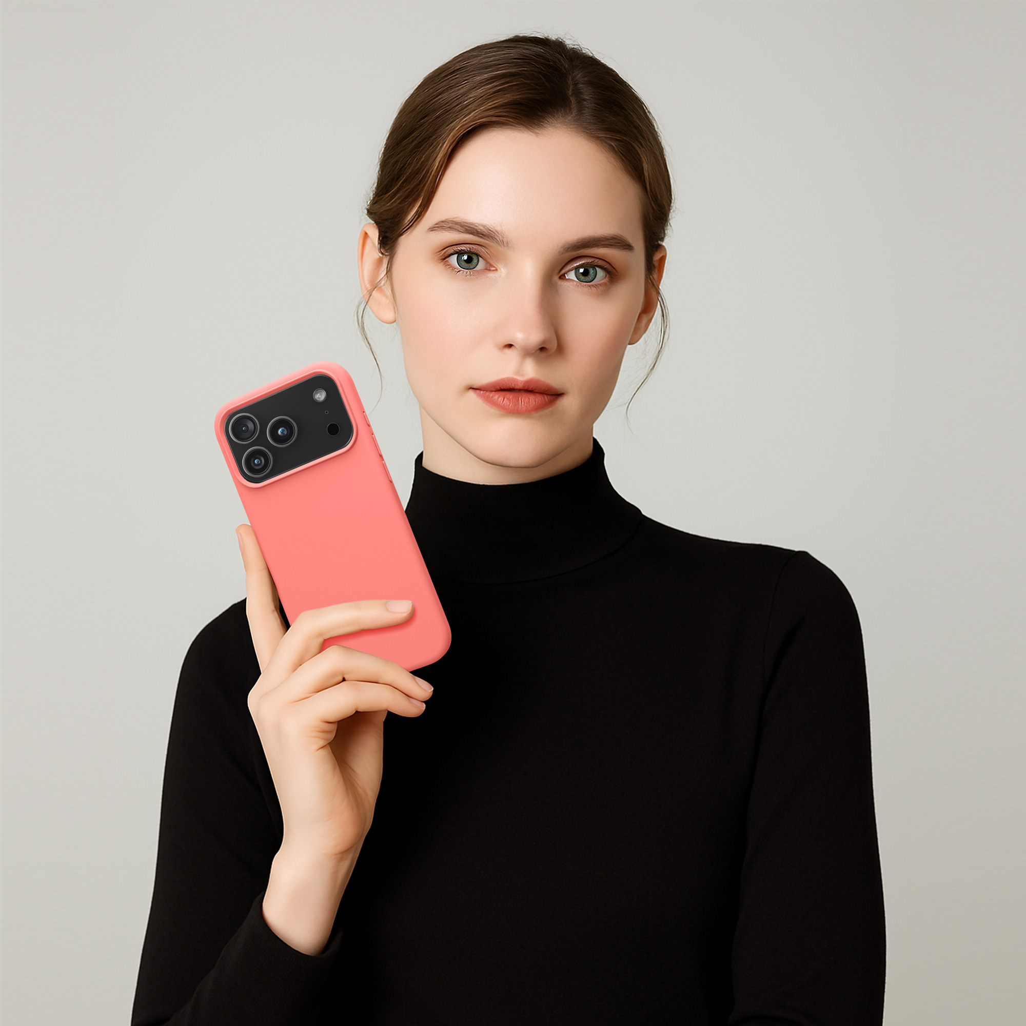 Kryt na mobil Apple iPhone 18 Pro / 17 Pro - kwmobile, pastelově korálový