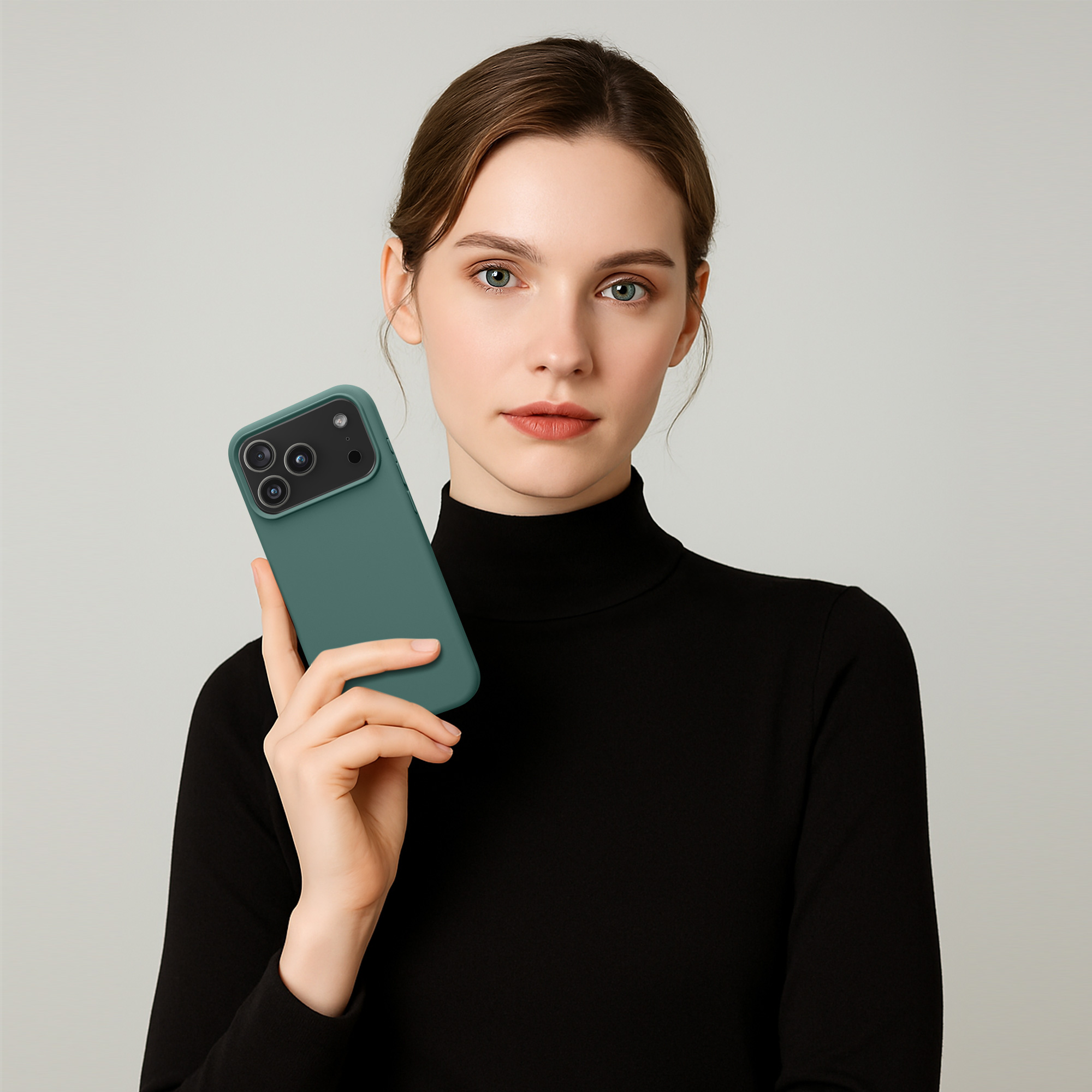 Pouzdro pro Apple iPhone 18 Pro Max / iPhone 17 Pro Max kwmobile silikonové - lesní zelená