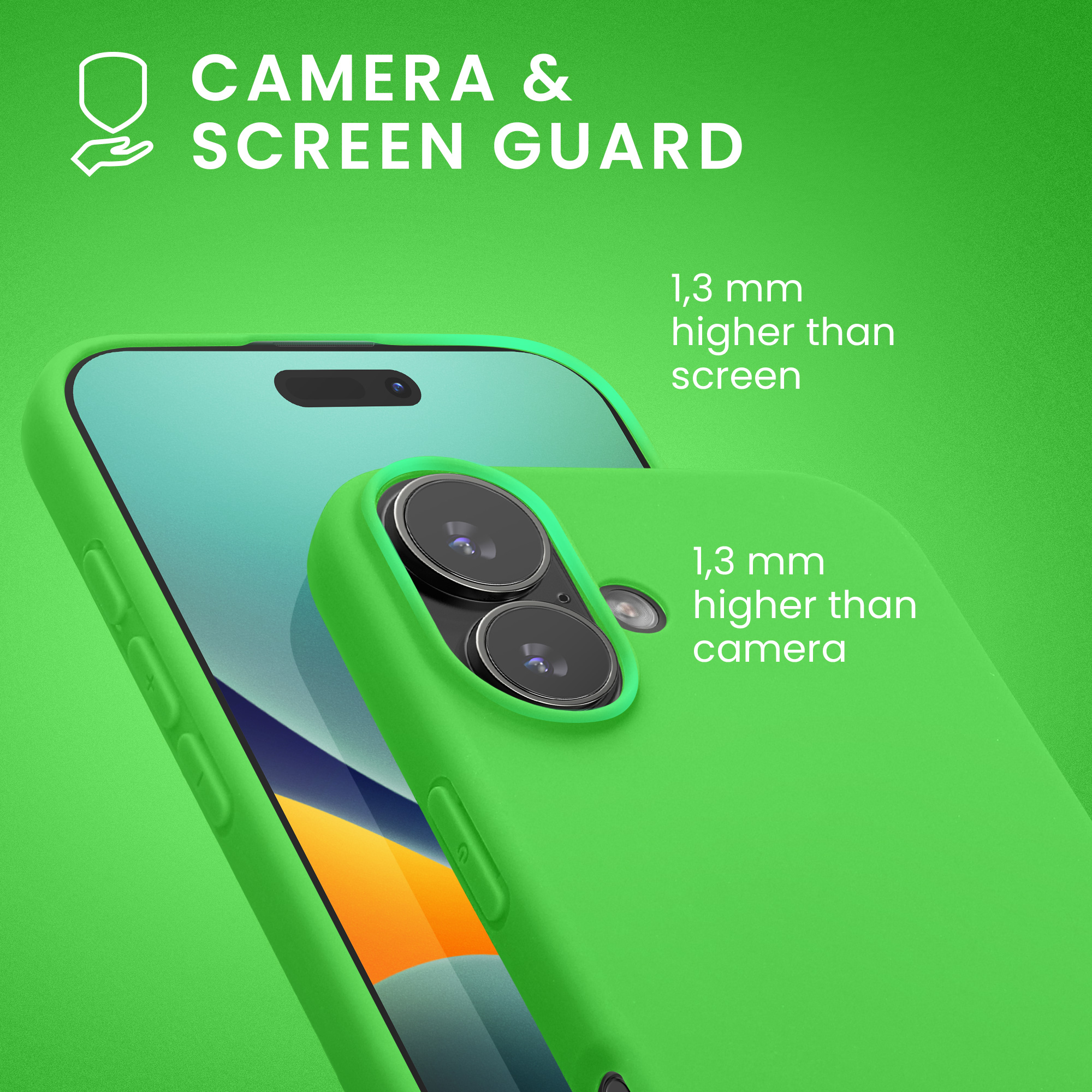 Pouzdro pro iPhone 17 kwmobile tenké silikonové - limetkově zelená