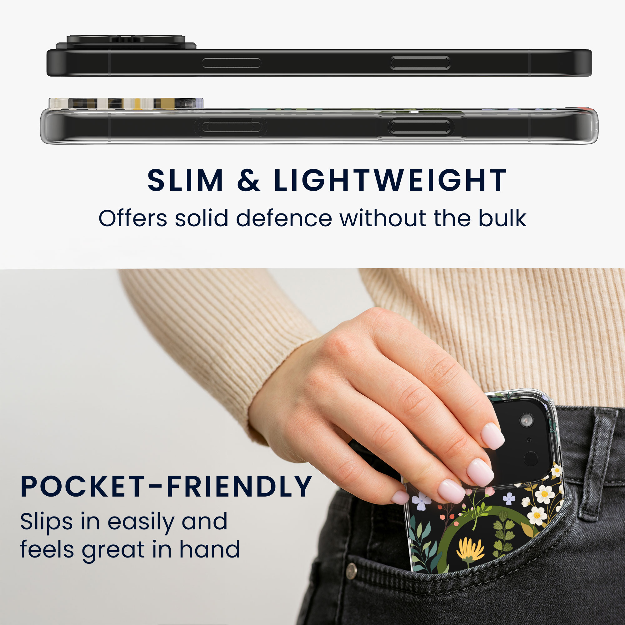 Čiré pouzdro na telefon pro Apple iPhone 18 Pro Max / iPhone 17 Pro Max kwmobile MagSafe TPU - motiv okouzlující květiny