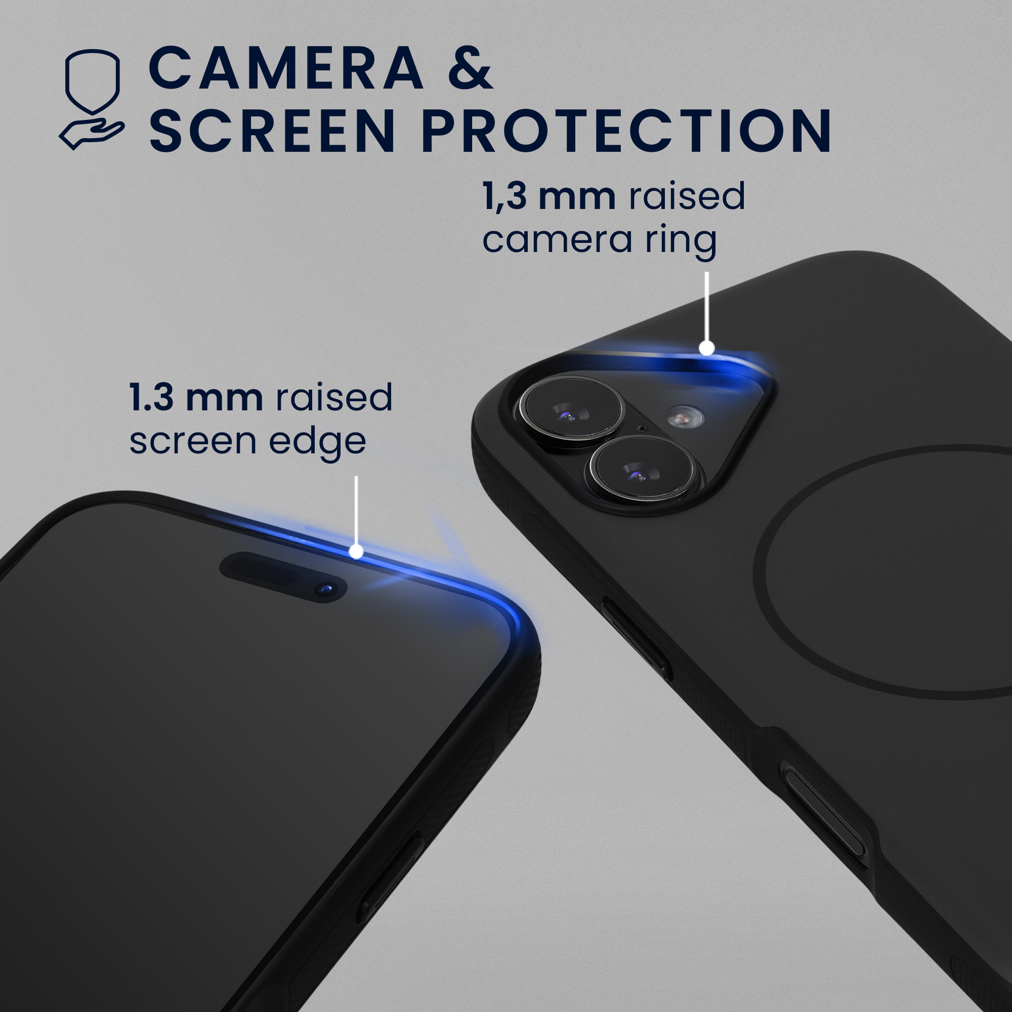 Nárazuvzdorné pouzdro pro Apple iPhone 17 kwmobile TPU - tmavě šedá