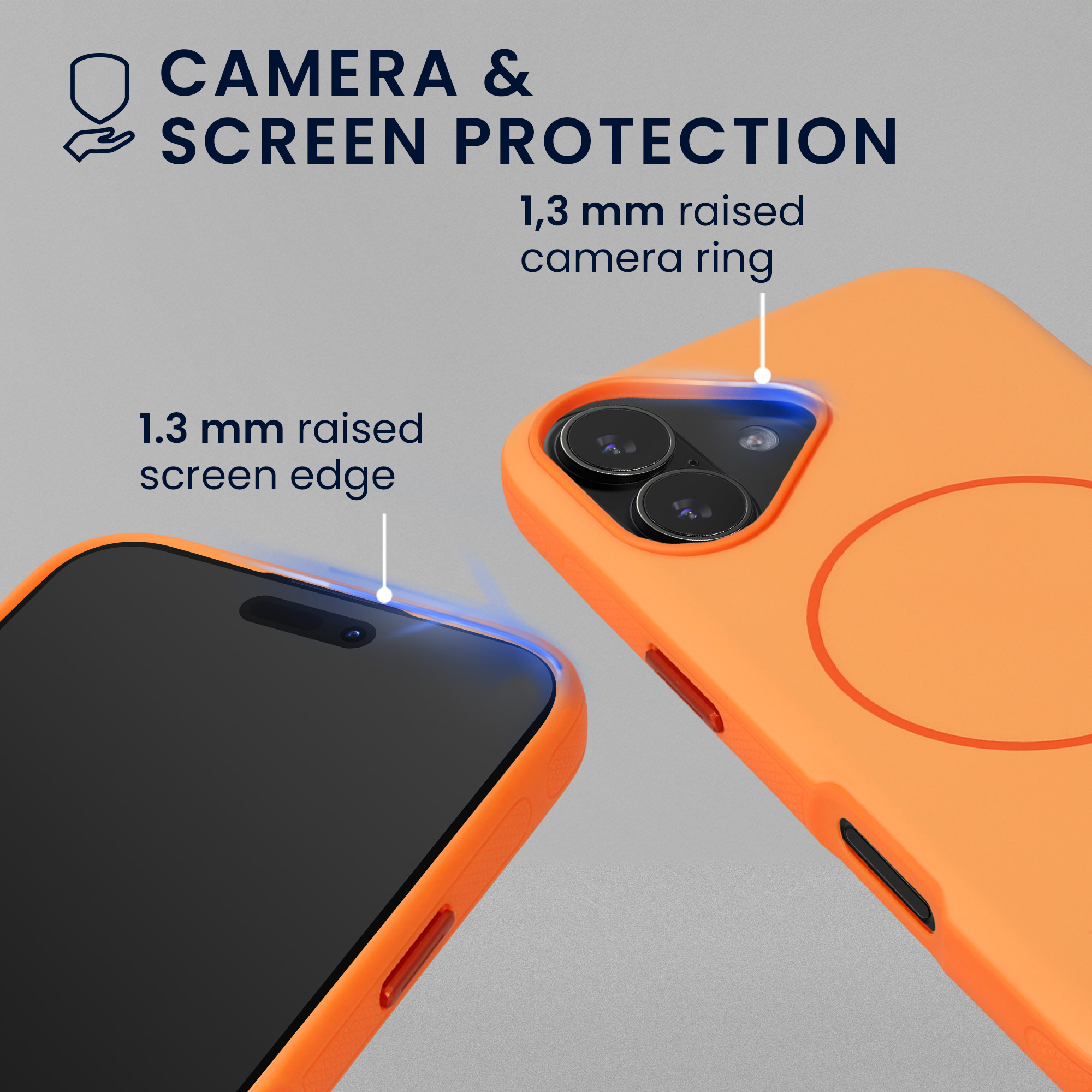 Nárazuvzdorné pouzdro pro Apple iPhone 17 kwmobile TPU - oranžová