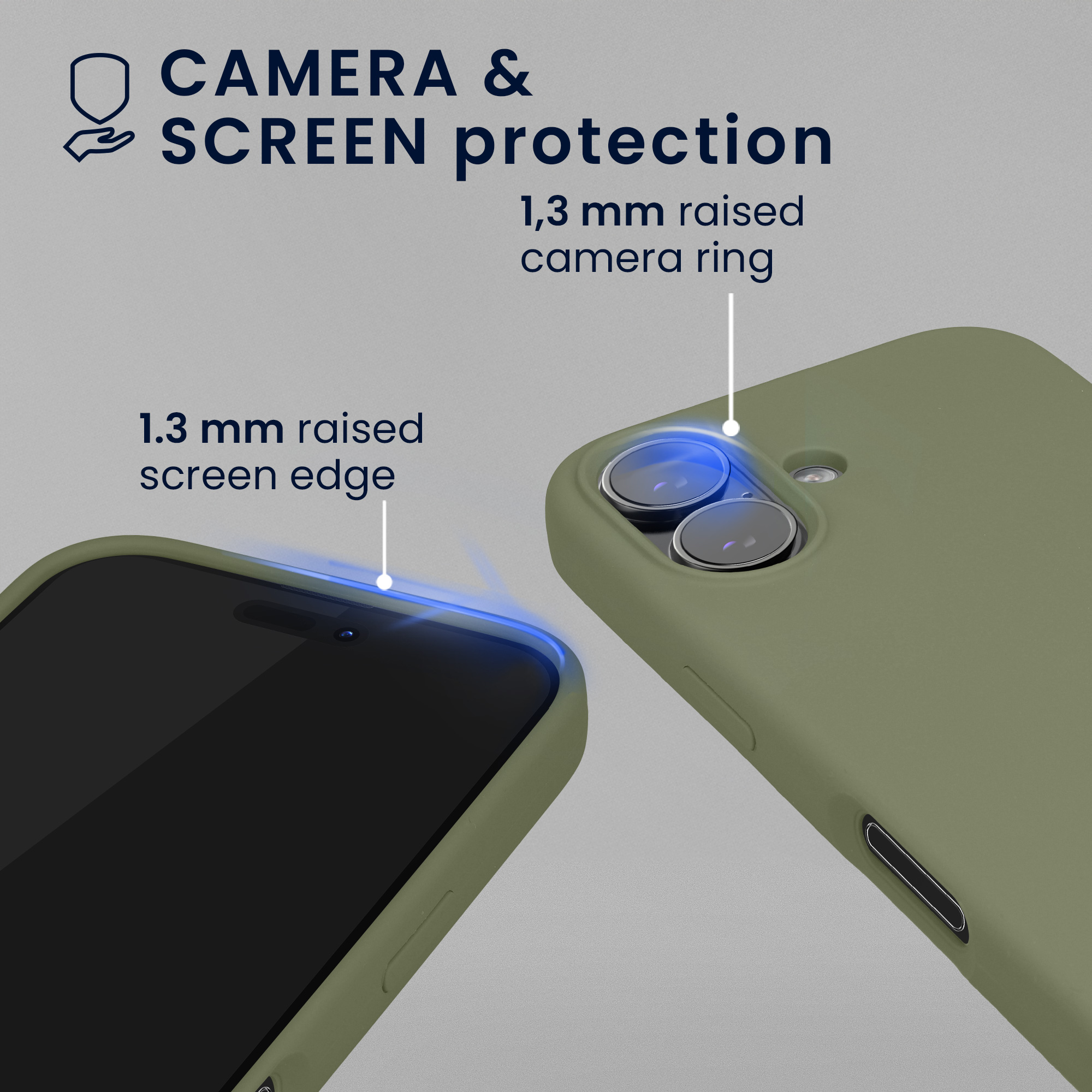 TPU silikonové pouzdro pro Apple iPhone 17 kwmobile MagSafe - šedozelená