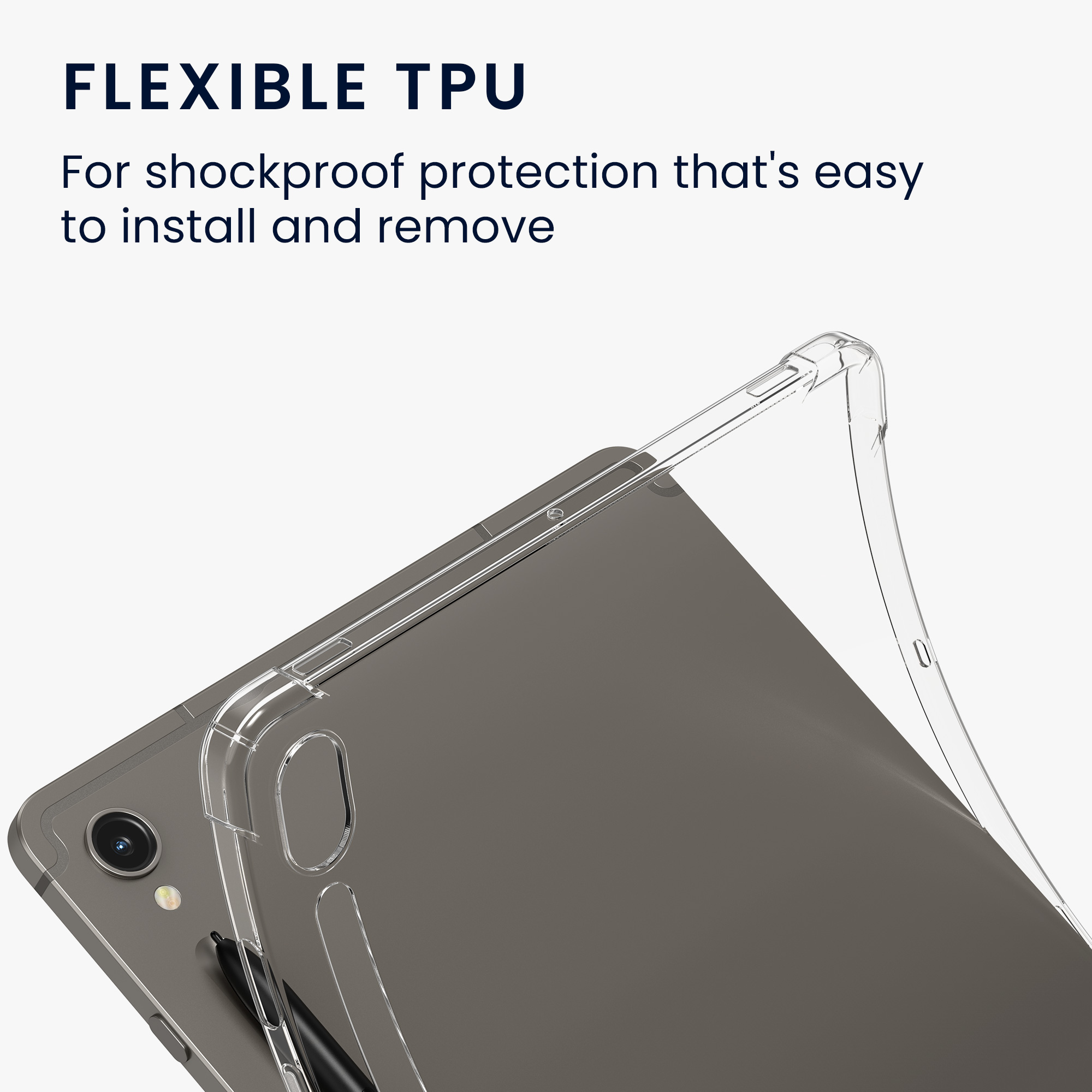 Zadní obal na tablet Galaxy Tab S9 kwmobile transparentní